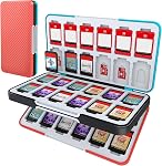 HEIYING Game Card Case for Nintendo Switch 2 / Switch OLED,Customized Pattern Portable Switch Game Holder with 48 Game Card Slots and 24 Micro SD Cards Slots