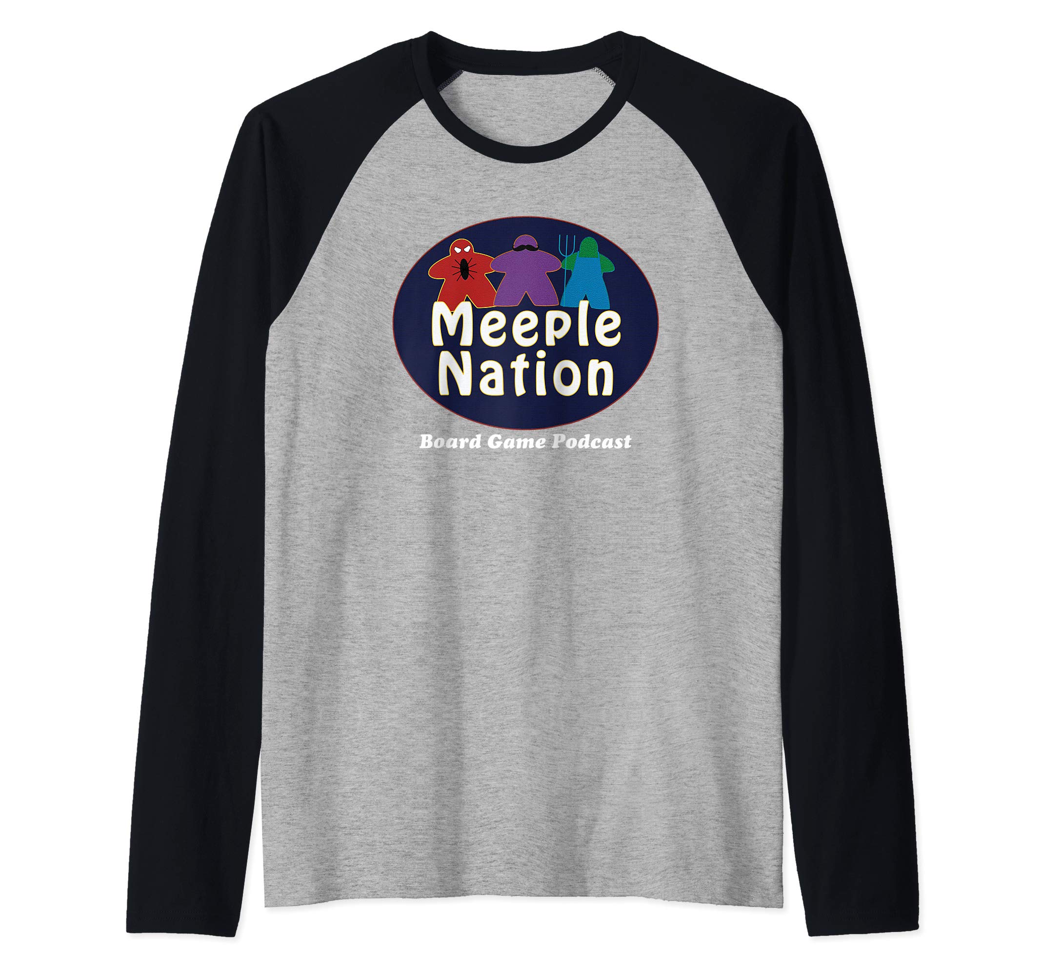 Board Game Podcast Official Raglan Baseball Tee