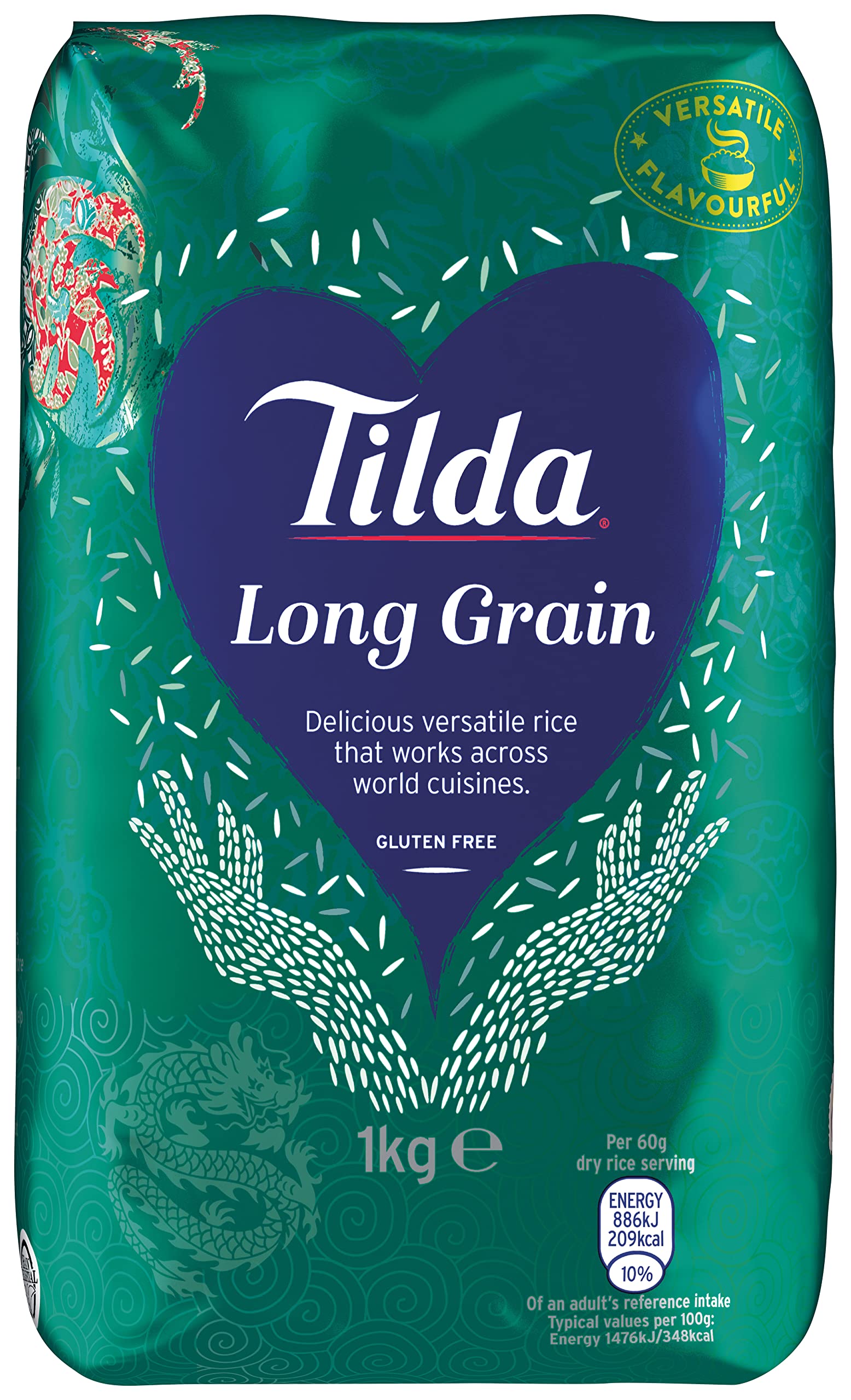 Tilda Long Grain Rice, 1kg