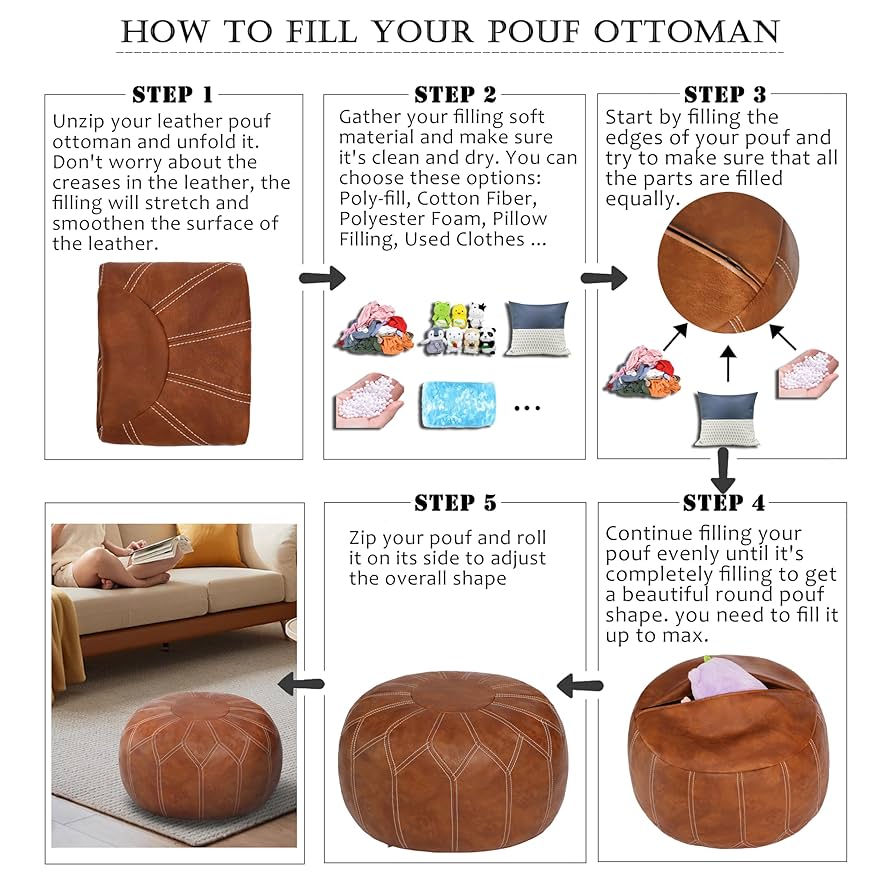 What Do You Fill a Moroccan Pouf With: Ultimate Filling Guide