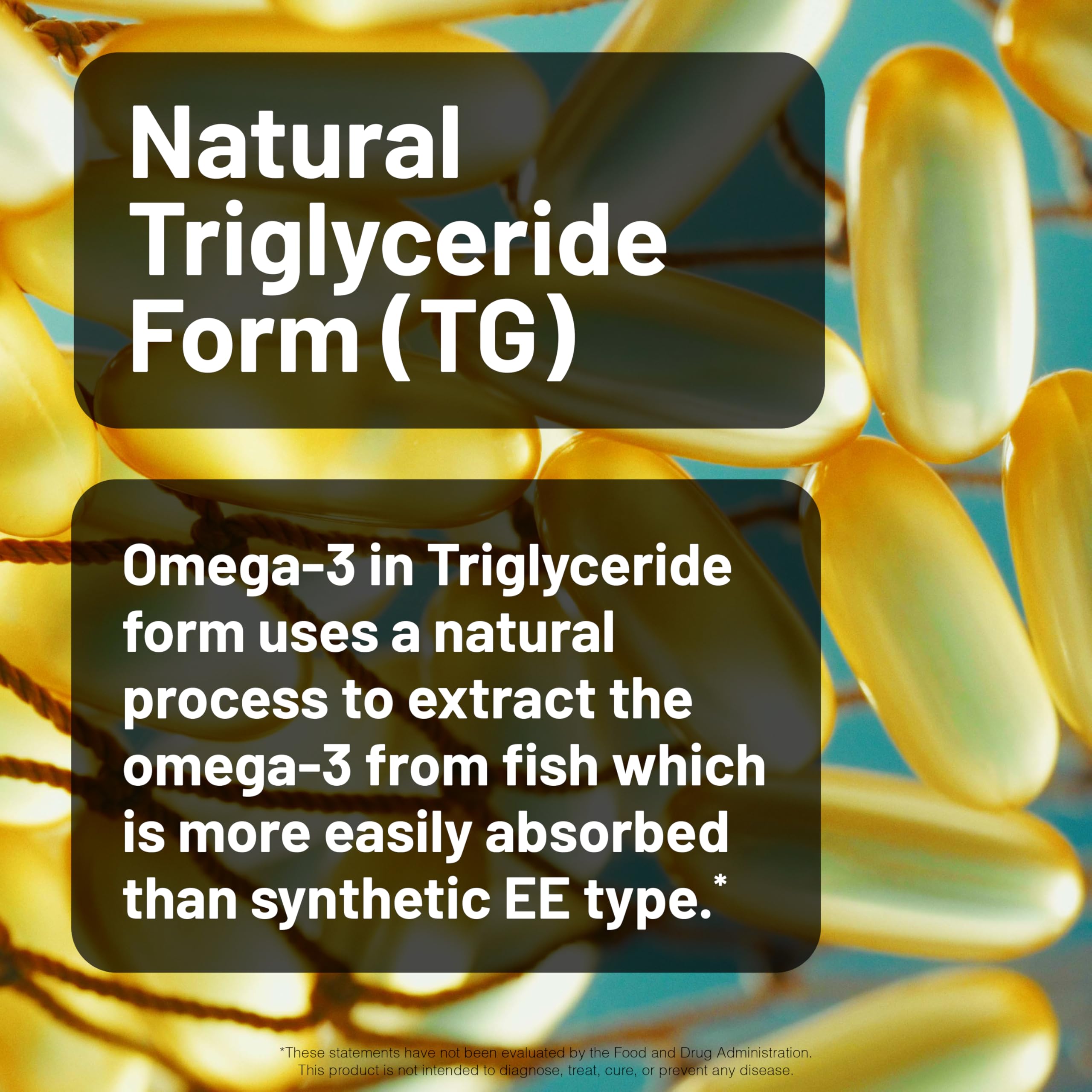 NatureWise Ultra Omega 3 Fish Oil 2200 mg – 1300 mg Omega-3 - Triglyceride Form - Lemon Flavor - Wild-Caught Fish Oil + EPA & DHA - Burpless, Non-GMO - 60 Softgels[1-Month Supply] — Amazon image 3