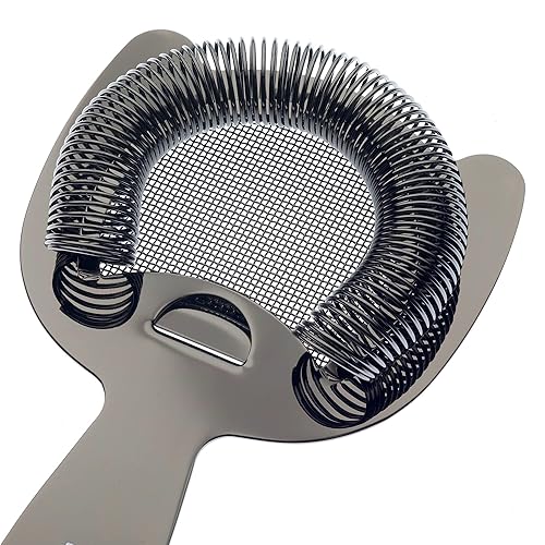 Miniatura 7 de Barfly Colador de muelle de malla fina, negro