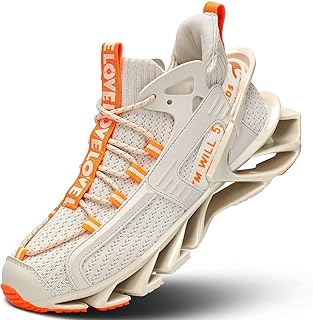 Mens Slip on Walking Shoes Blade Tennis Casual Fashion Running Sneakers Comfort Non Slip Workout Sport Athletic Trainers