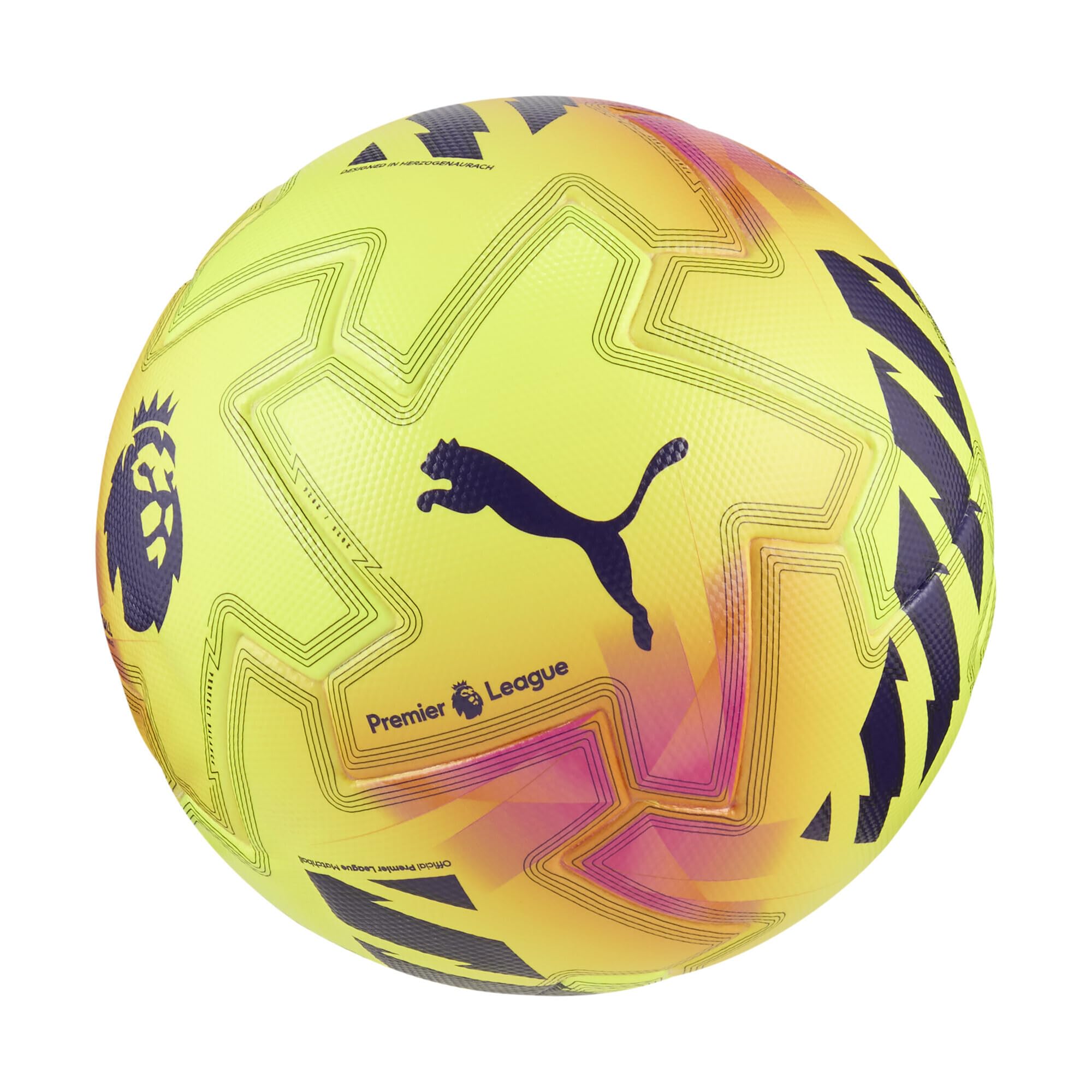PUMA Unisex Orbita Ultimate Premier League Lights Fußball (FIFA® Quality Pro) 5, Fluo Yellow Multicolor