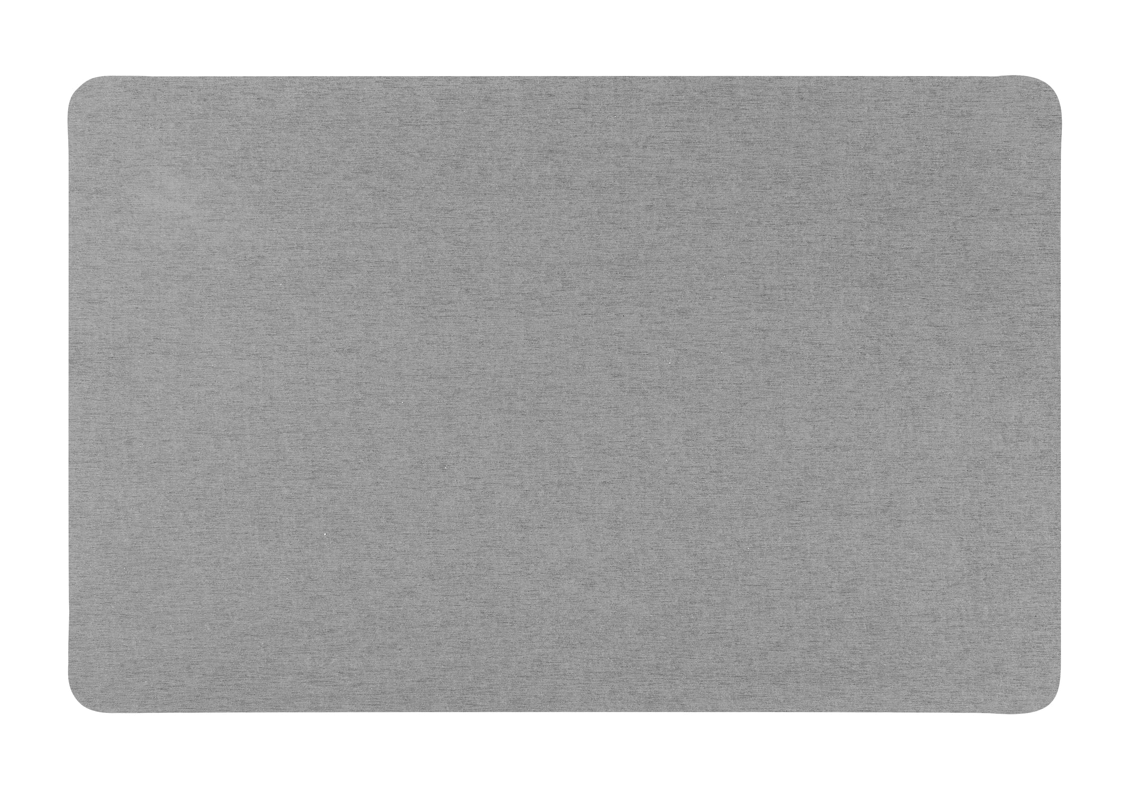 Tapis de bain absorbant gris 80x50 cm en polyester et caoutchouc
