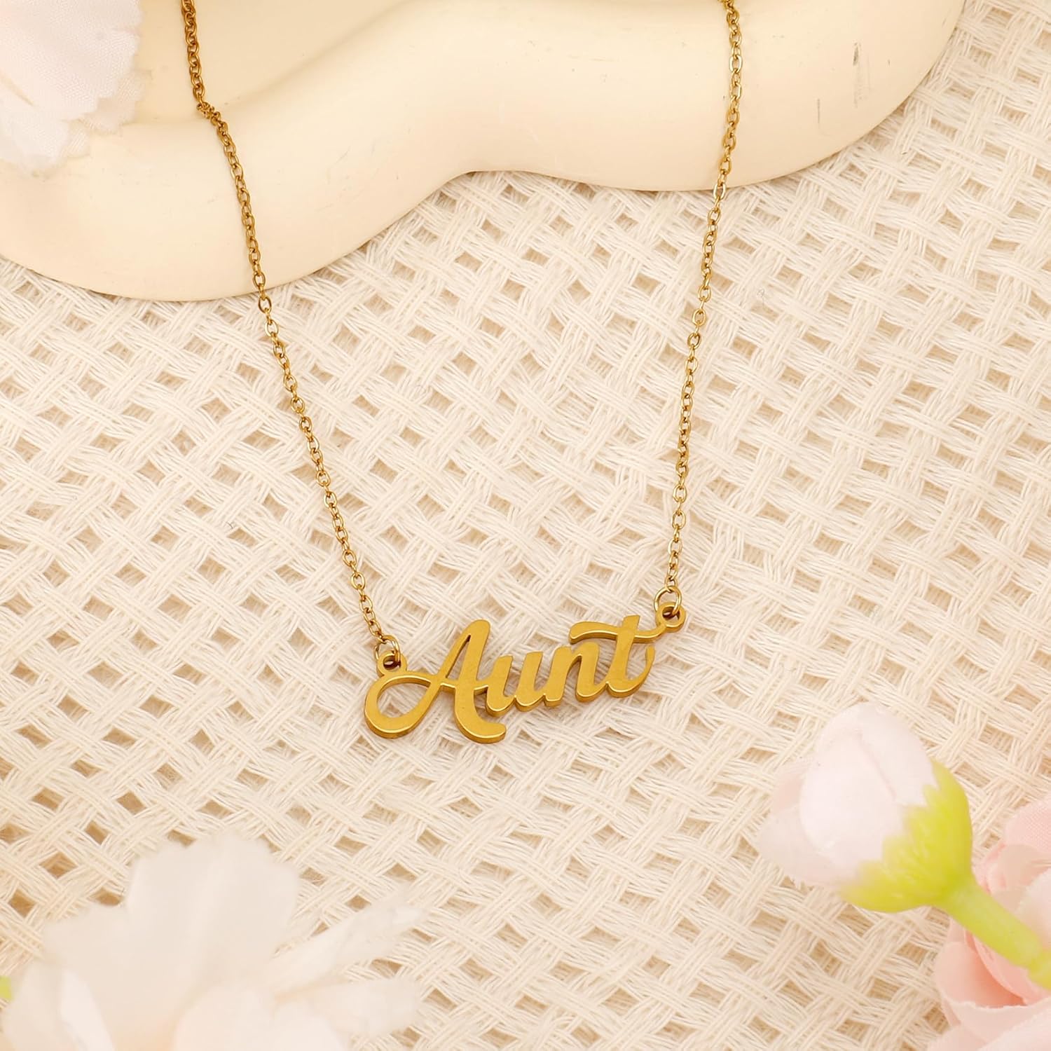 Aunt Gifts for Aunt Birthday Gift Christmas Xmas from Niece Nephew Auntie Mothers Day Valentines Presents for Aunty Gift Stocking Stuffers Jewelry Necklace for Women Mother‘s Day - Image 4