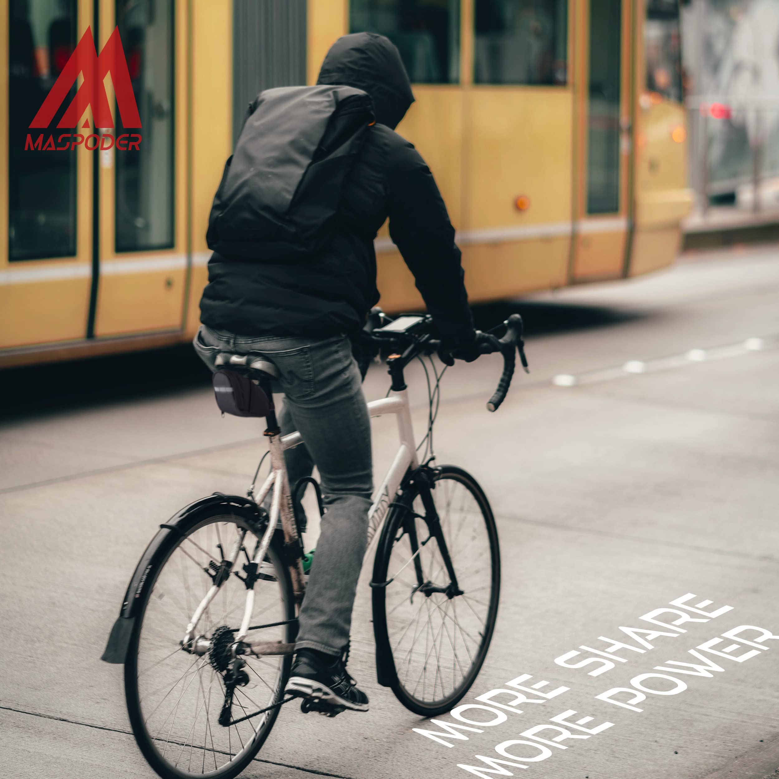 Kit de herramientas para bicicleta (negro)