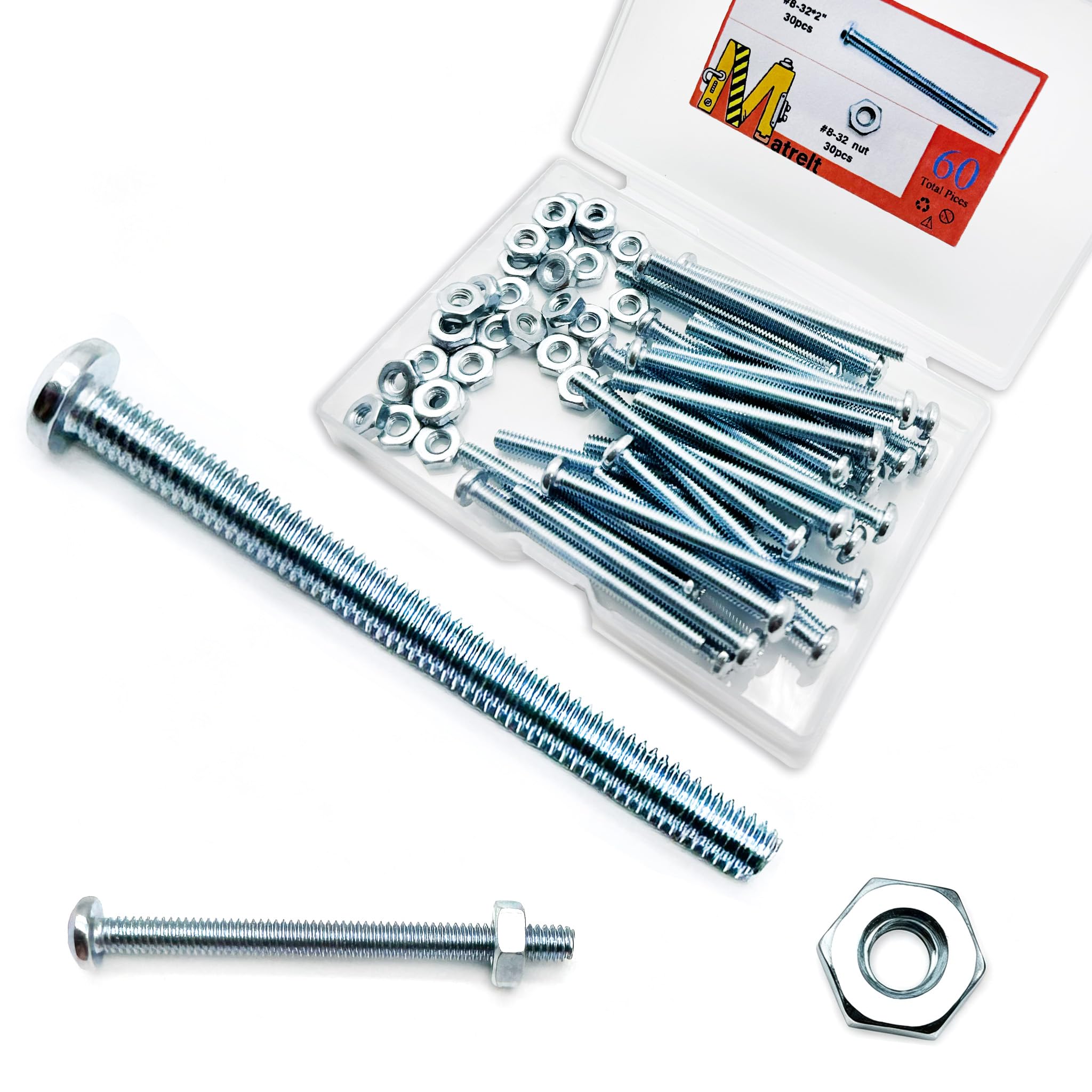 120 Machine Screws - #6-32 Assortment Kit -18 120 Machine Screws - #6-32 Assortment Kit -18