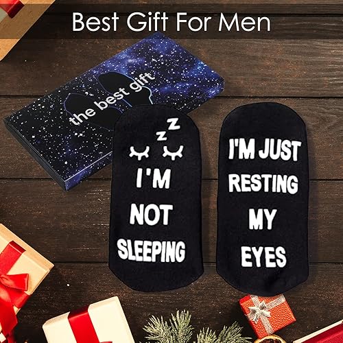 Miniatura 3 de Regalos de cumpleaños para hombres, papá, padre, marido, abuelo, calcetines para hombre, regalos para él, divertidas ideas de calcetines para el día