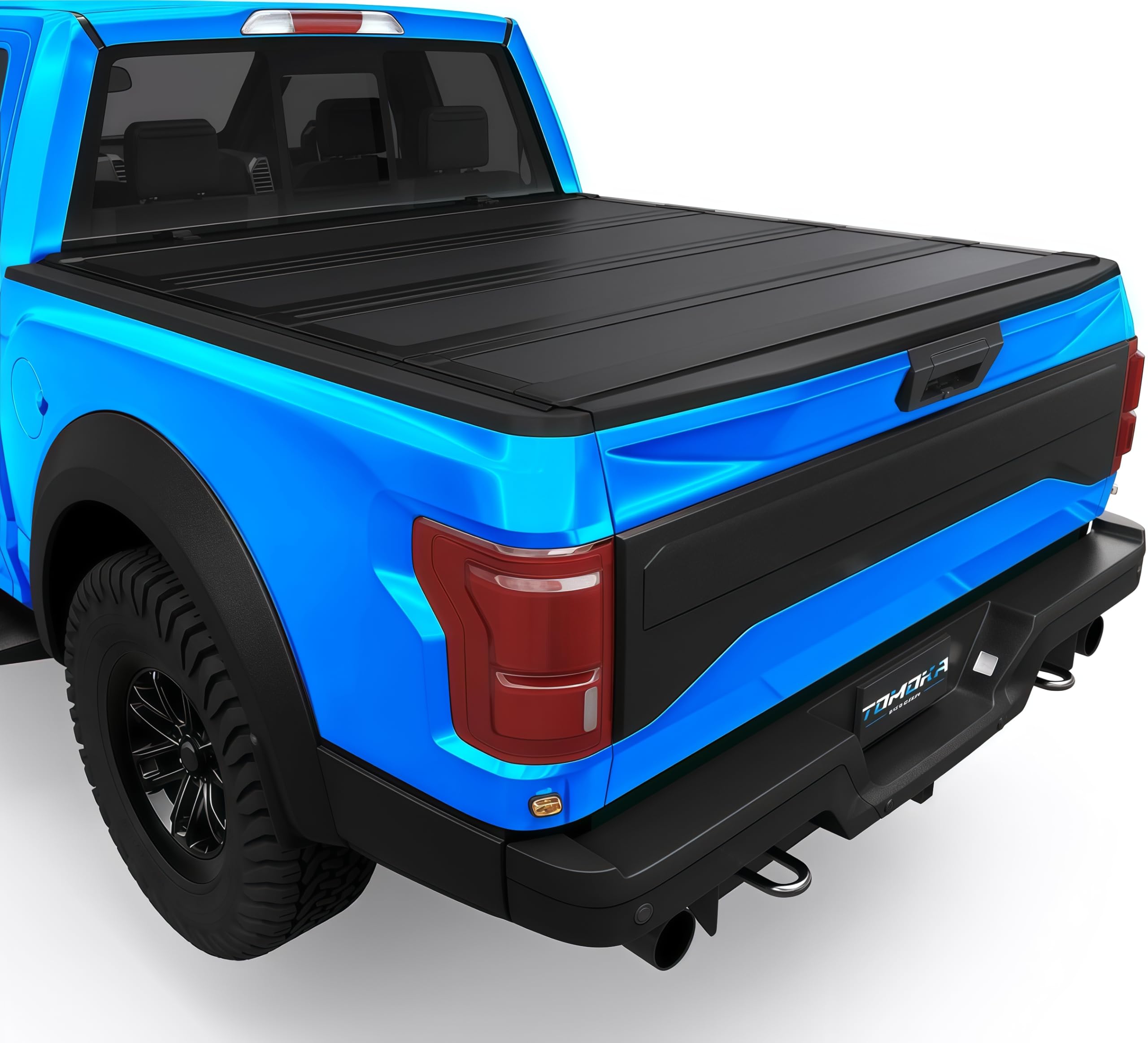 TOMOKA Low-Profile Tonneau Cover for 2019-2023 Ford Ranger, 6ft Bed