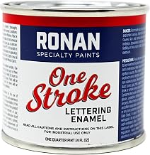 RONAN. Specialty Paints One Stroke Lettering Enamel Black 4 Oz.