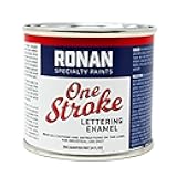 RONAN. Specialty Paints One Stroke Lettering Enamel White 4 Oz.