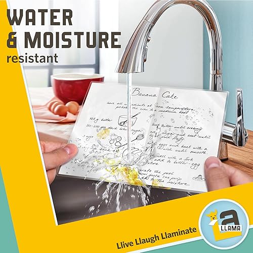 Miniatura 6 de Hojas de laminación autosellantes, 9 x 11.5 pulgadas, 4 mil de grosor, adecuadas para hojas de laminación autoadhesivas de tamaño carta, 8.5 x 11,