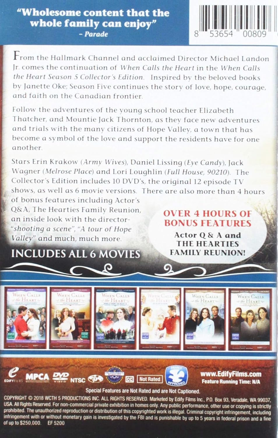 When Calls the Heart: Complete Season 5 Collectors Edition