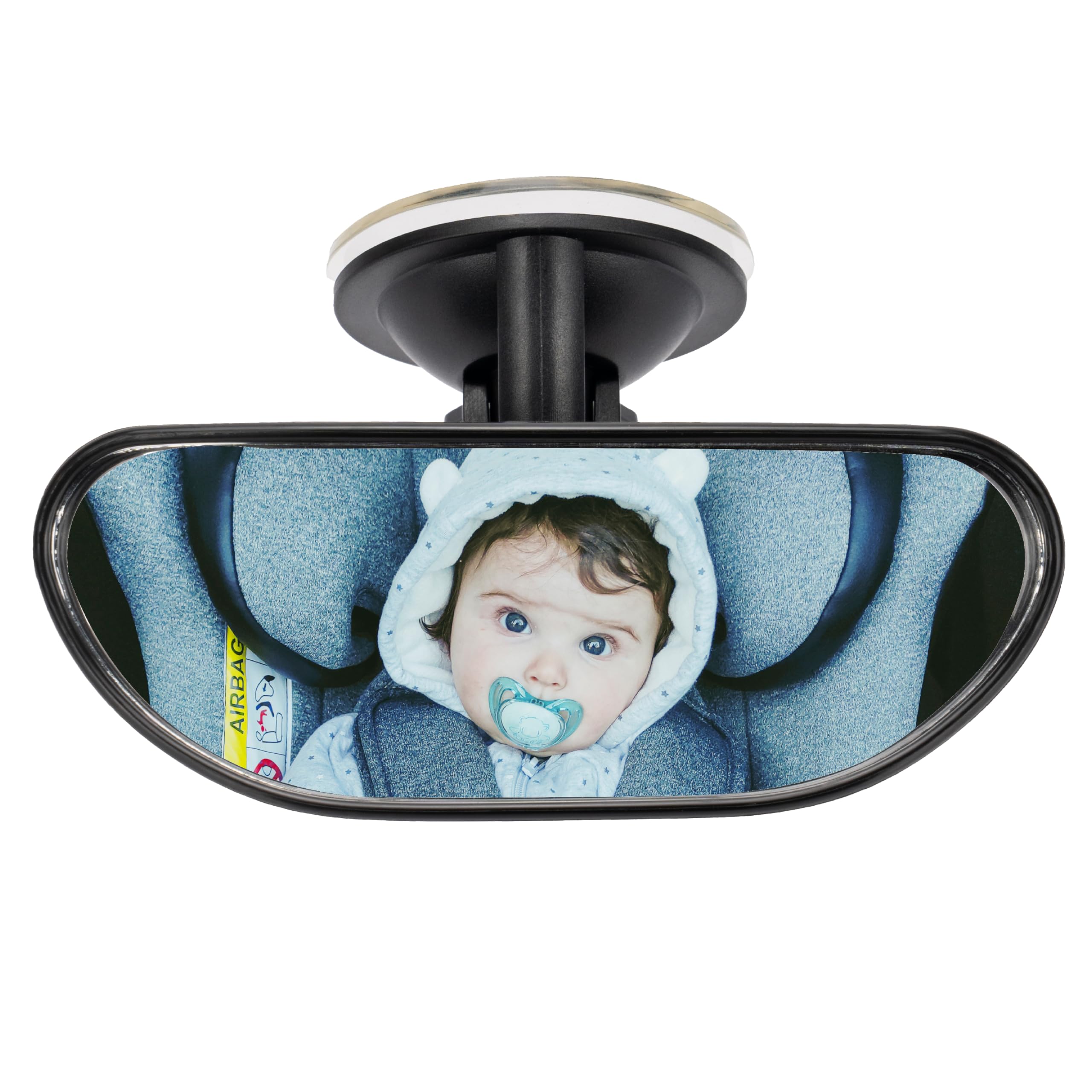 ZOEEL Specchietto Retrovisore Bambini per Auto – Sicuro, Ampio e Regolabile per Monitorare il Neonato in Viaggio