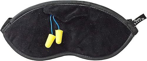 Miniatura 1 de Bucky Eden Collection - Máscara ligera para sombra de ojos con tapones para los oídos reutilizables, color negro