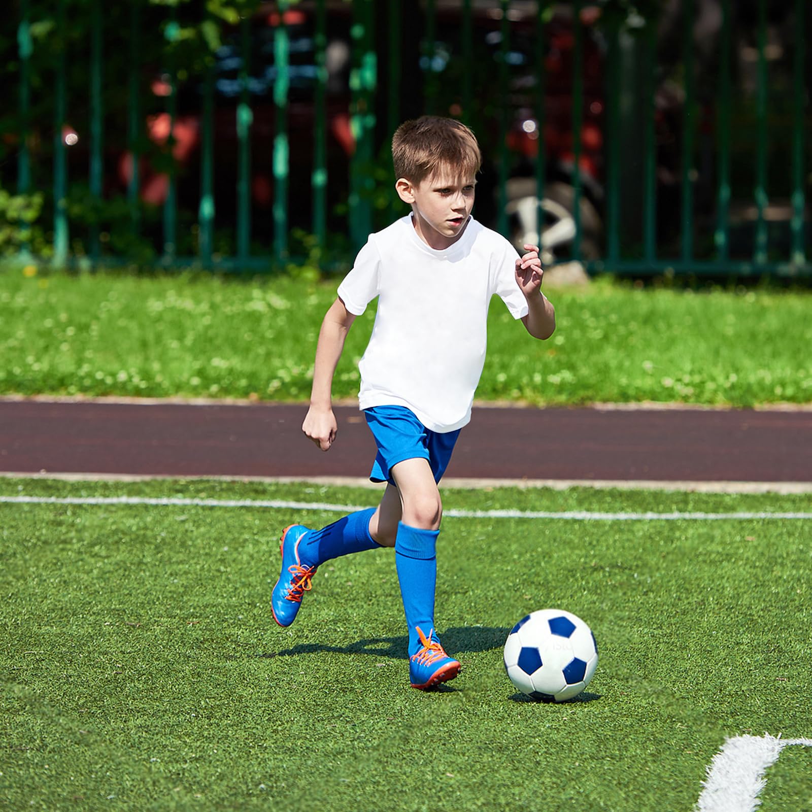 HYCOPROT Camiseta de Compresión para Niños Camisetas Interior de Manga Corta Alto Rendimiento Capa Baselayer Deportiva Transpirable Secado Rápido