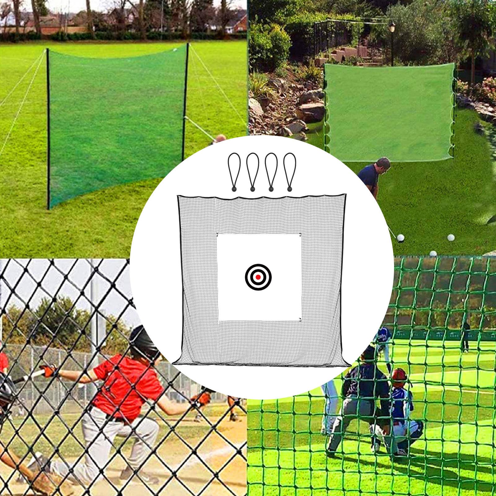 Golf Übungsnetz Balltraining Rückhaltevorrichtung | Multifunktionales Trainingszubehör Für Innen Außen Haus Garten Rasen