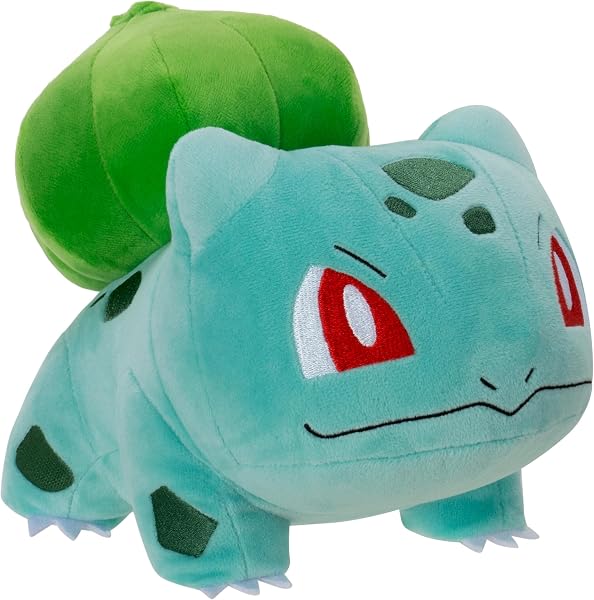 Peluche Bulbizarre Pokémon - Peluche Douce de 20 cm avec des détails Authentiques - 4
