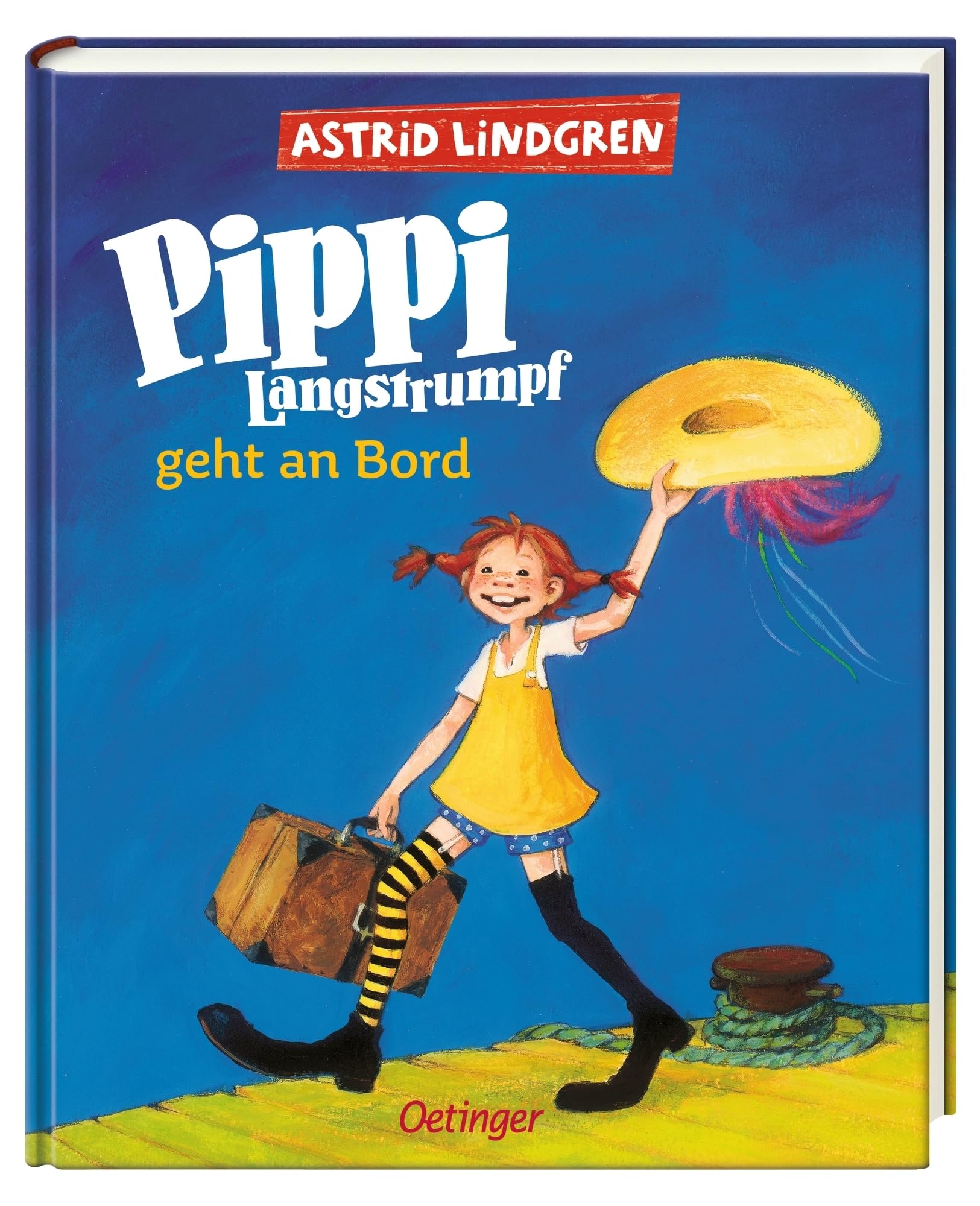 Pippi Langstrumpf geht an Bord (farbig): Neu illustriert von Katrin Engelking: 2