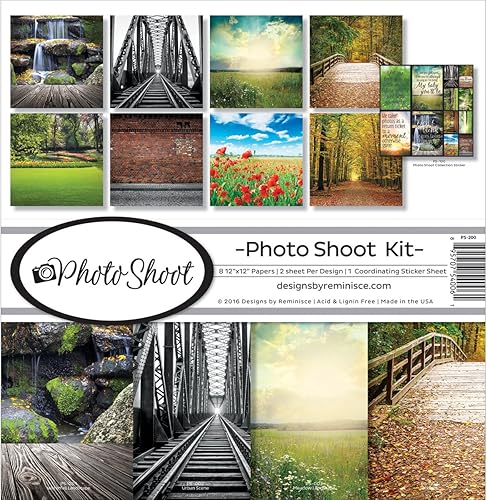 Miniatura 2 de Reminisce Kit de colección de álbumes de recortes para sesión de fotos PS-200 de 12 x 12 pulgadas