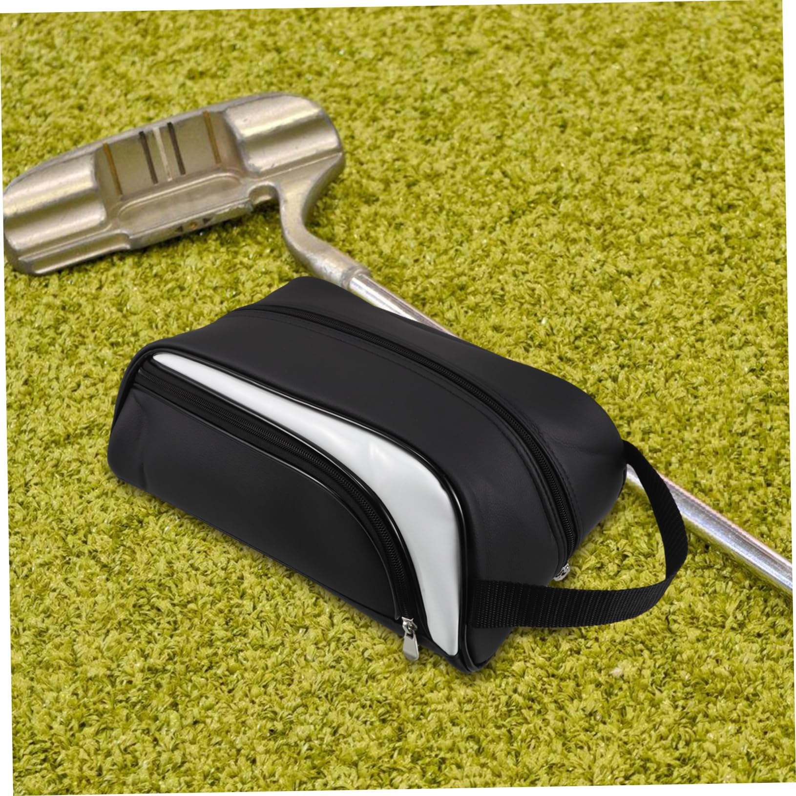 Generisch Pu Schuh Tasche Reißverschluss Schuh Träger Sport Schuh Tasche Schuhe Lagerung Tasche Tragbare Schuh Träger Tasche Staubdicht Schuh Reisetasche Für Männer Frauen