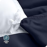 Vista 174 de Bare Home Funda de edredón extra larga – Premium 1800 súper suave – Funda de edredón ligera y fresca – Ropa de cama suave y transpirable