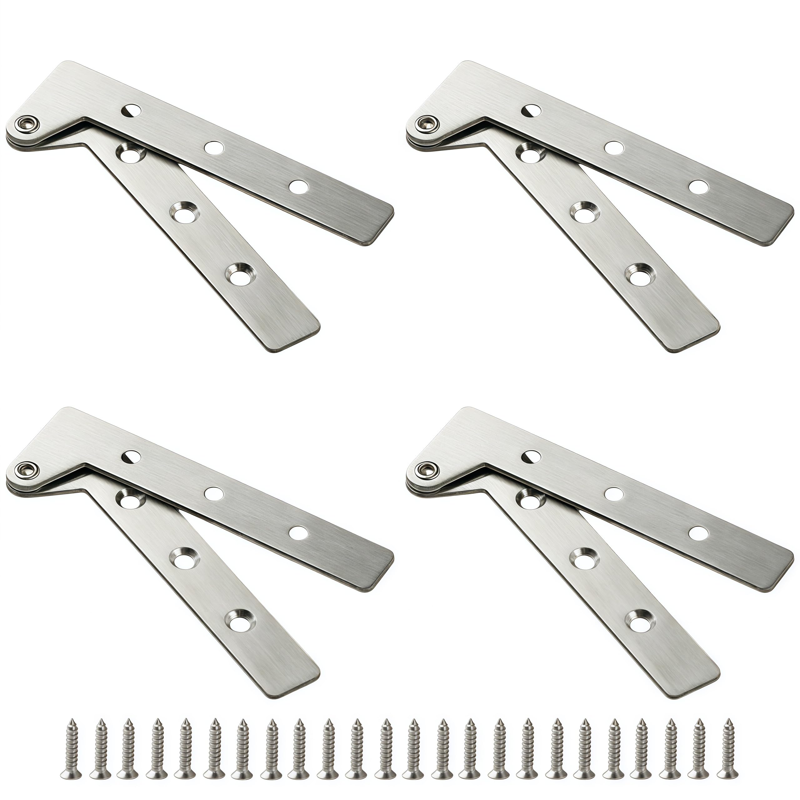 Charnières invisibles rotation 180 degrés en inox épais pour une ouverture fluide
