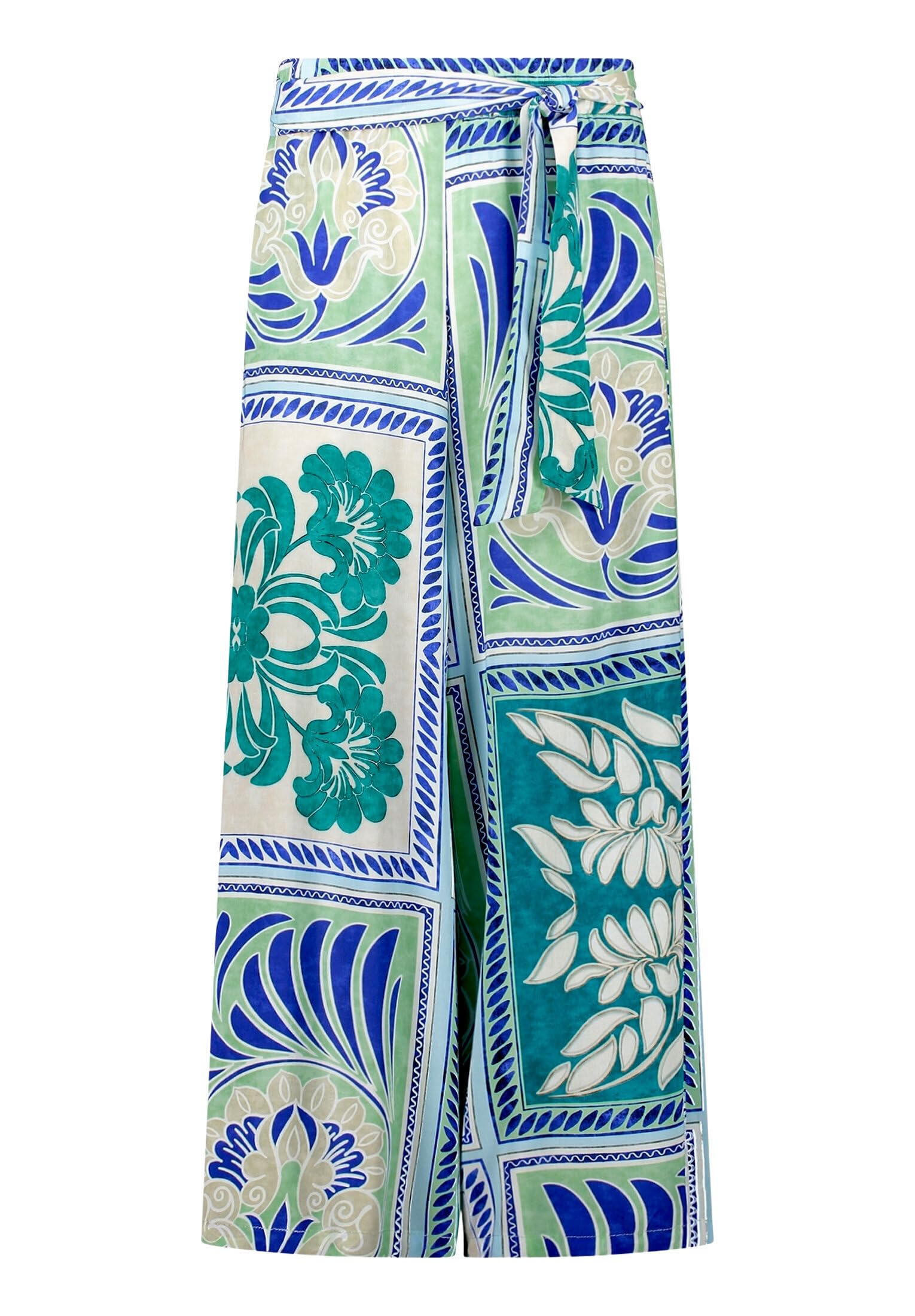 Cartoon Damen Palazzo-Hose mit Gummizug