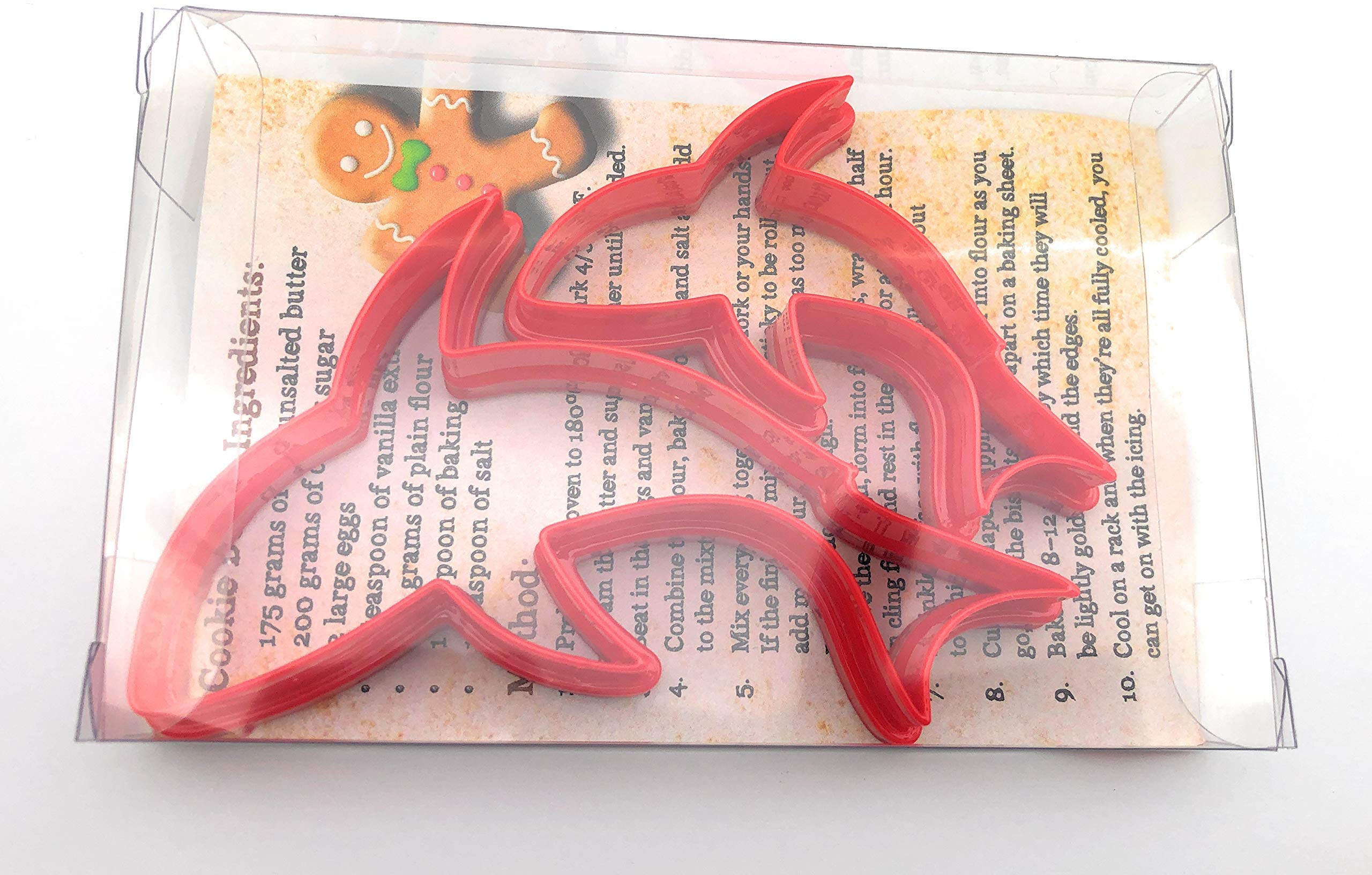 Shark Cookie Cutter Set of 2, Biscuit, Pastry, Fondant Cutter