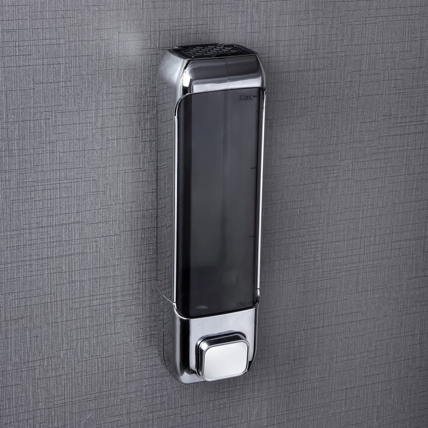 PlantexABS Plastic Multipurpose Soap Handwash Dispenser for Shampoo & Body Lotion - Ideal for Hospitals, Hotels, Restaurants, Offices, Bathroom & Toilet (Chrome)