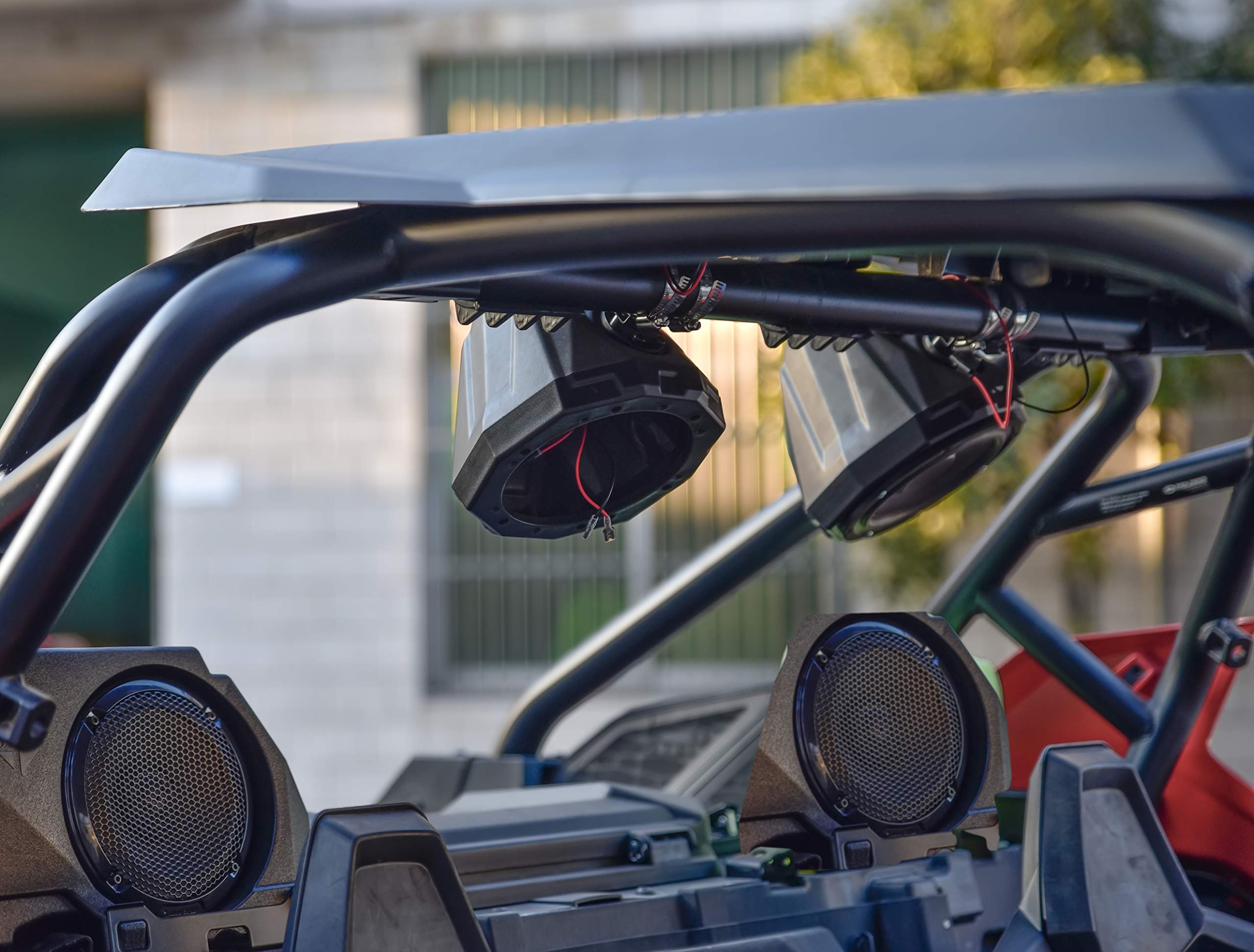 SAUTVS UTV Speaker Cage Swivel Pods, Speaker Enclosure with 1.75