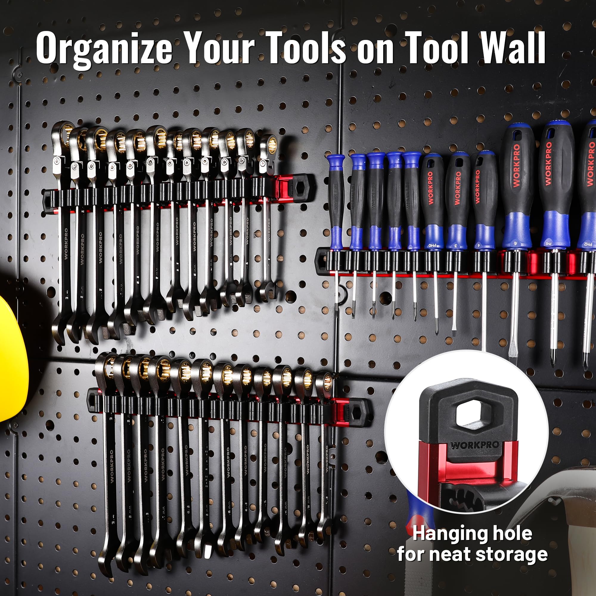 36-Slot Magnetic Screwdriver and Wrench Organizer Set N87215