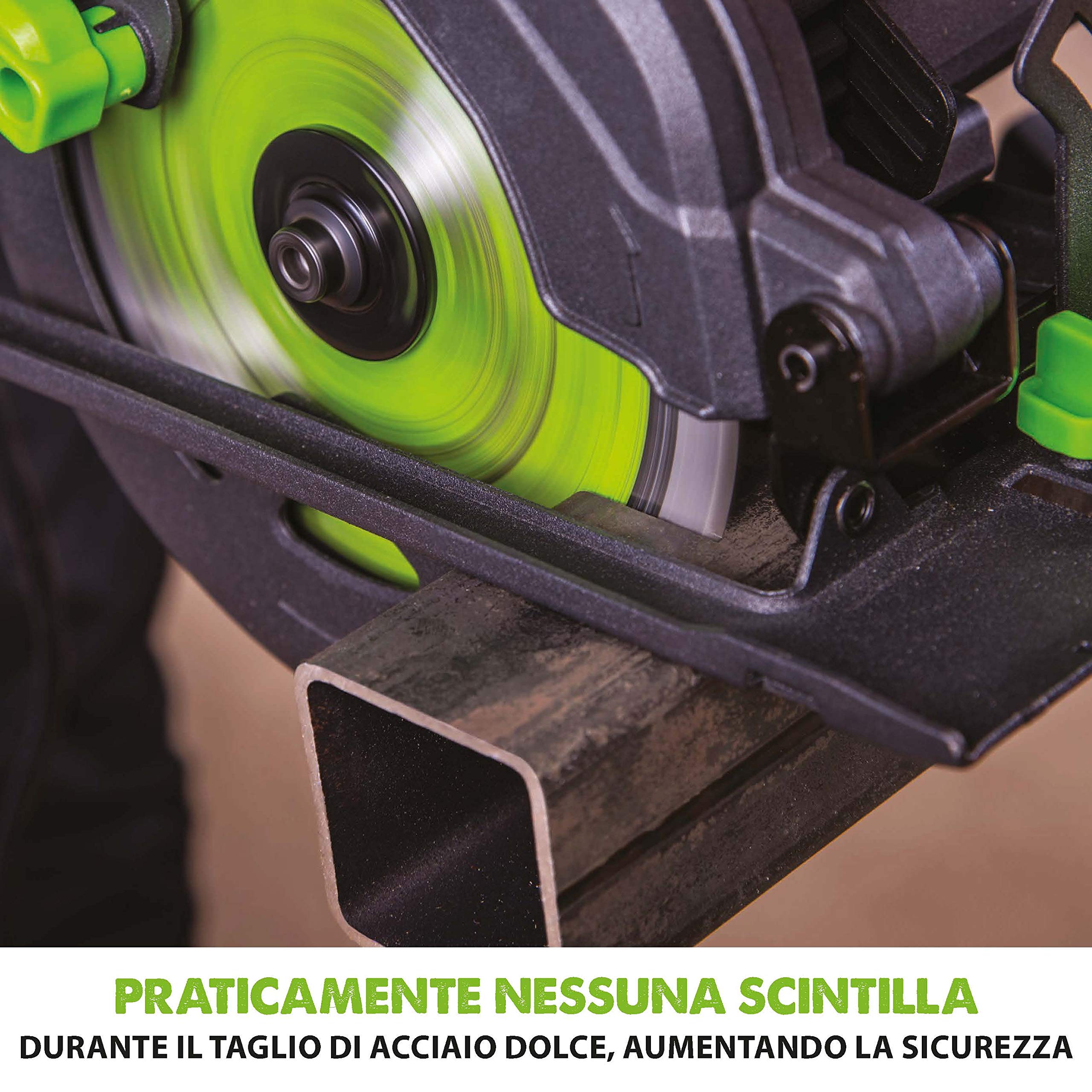Evolution Power Tools 026-0008 F165CCSL-Sega Circolare Multiuso, 230 V, 165 Mm