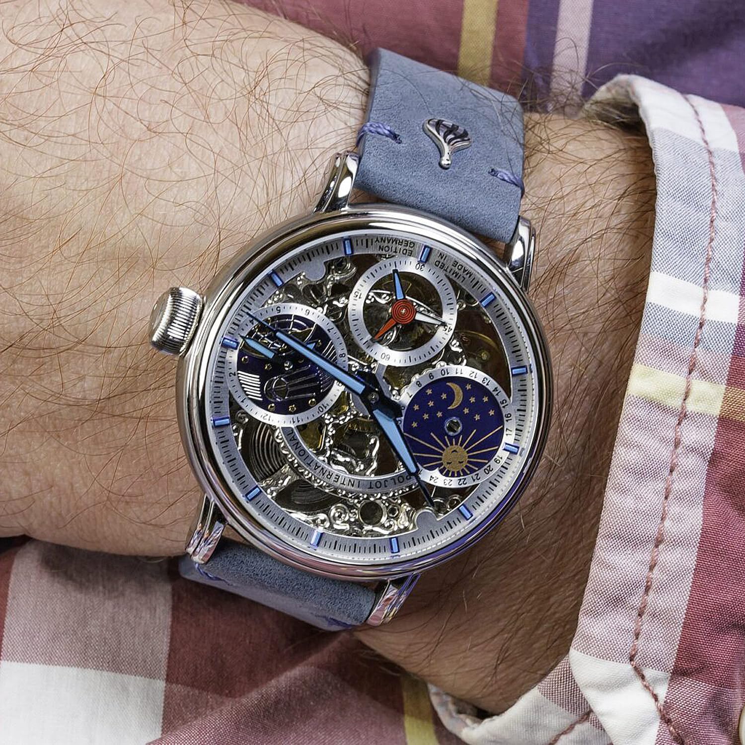 POLJOT International Reloj de Hombre, de Cuerda Manual, Sputnik,