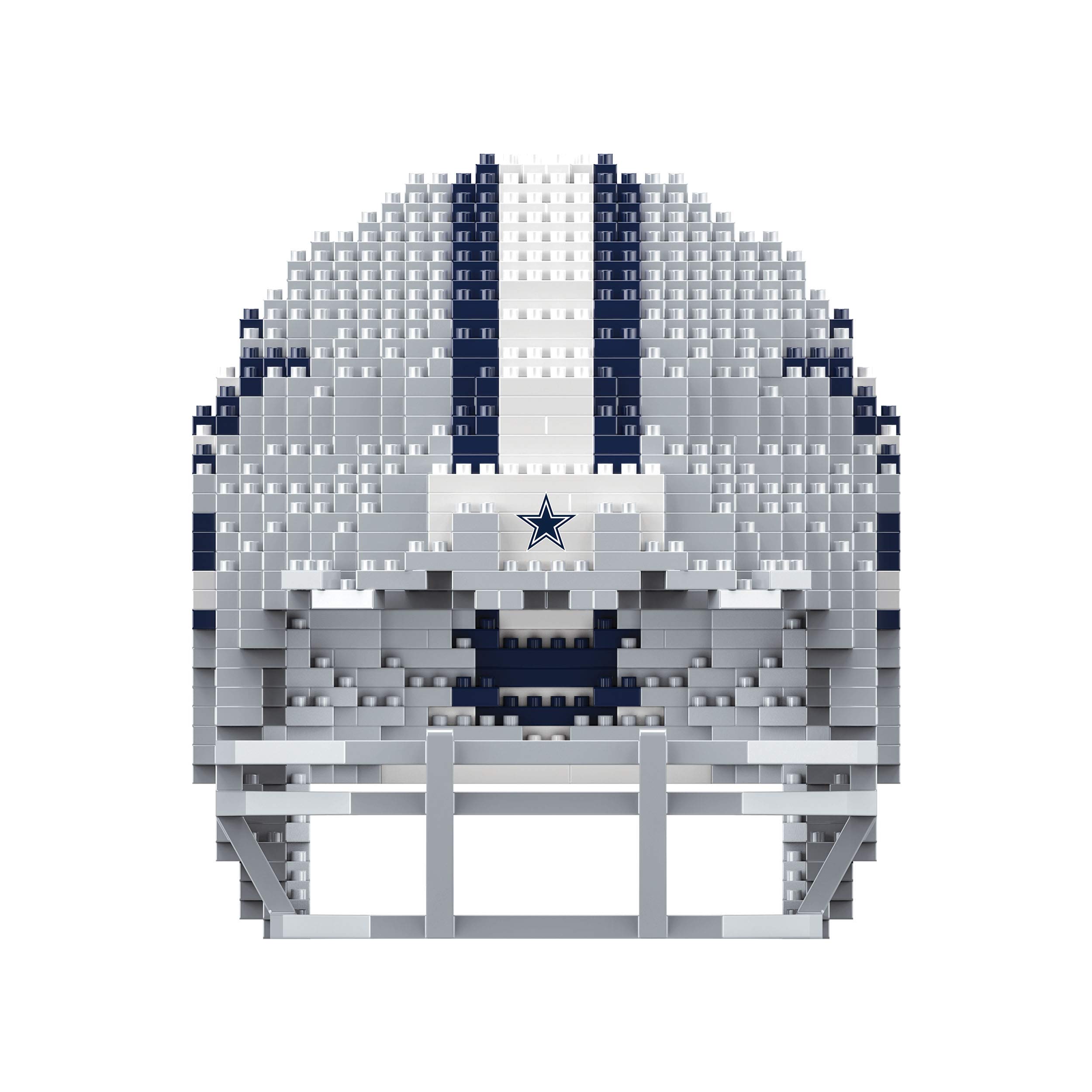 FOCO Offizielles Lizenzprodukt NFL BRXLZ-Steine 3D-Replik-Helm BAU-Set