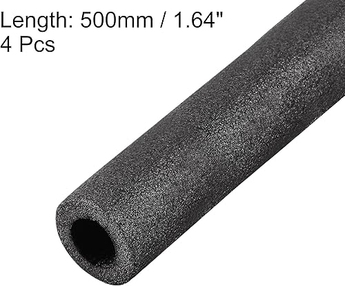 Miniatura 3 de uxcell Tubo de espuma de 1.64 pies de longitud 0.78 pulgadas ID 1.56 pulgadas OD cubierta de tubo hueco para proteger tubos y preservación del
