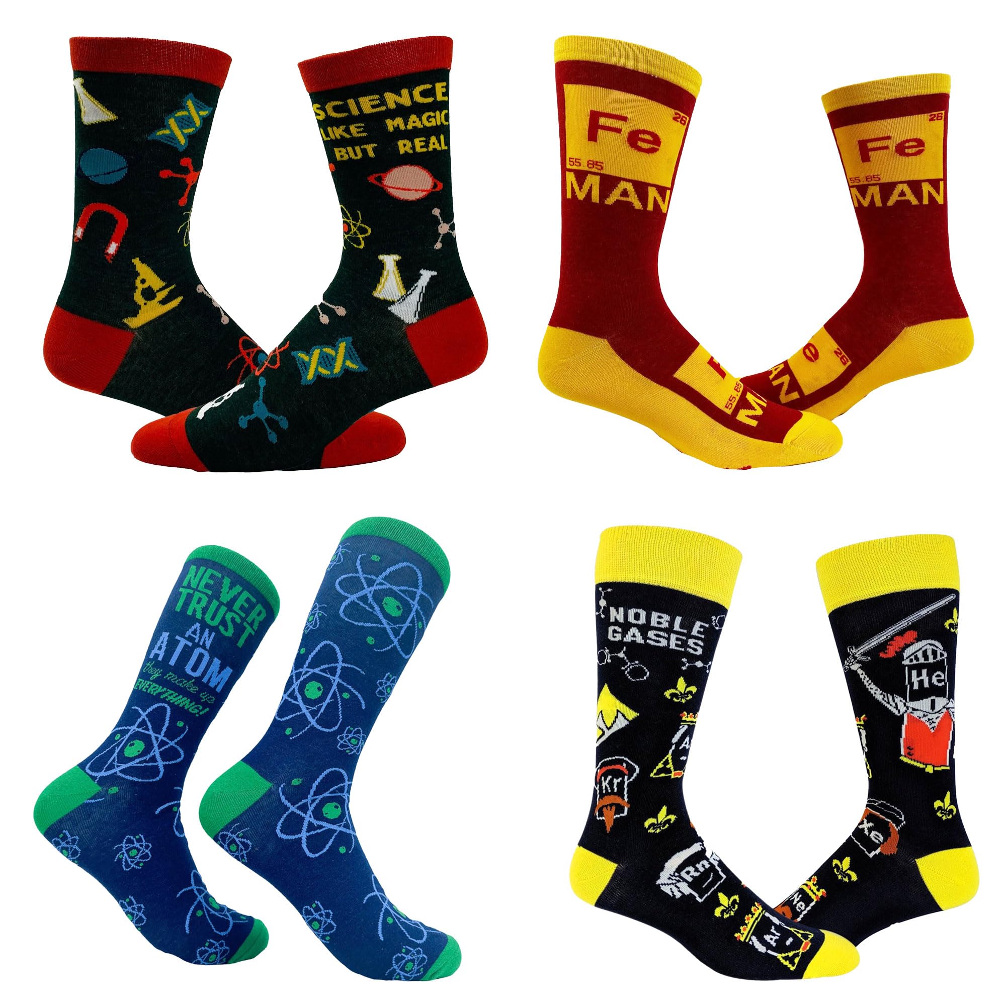 Crazy Dog T-Shirts Mens Funny Science Socks With Awesome ...