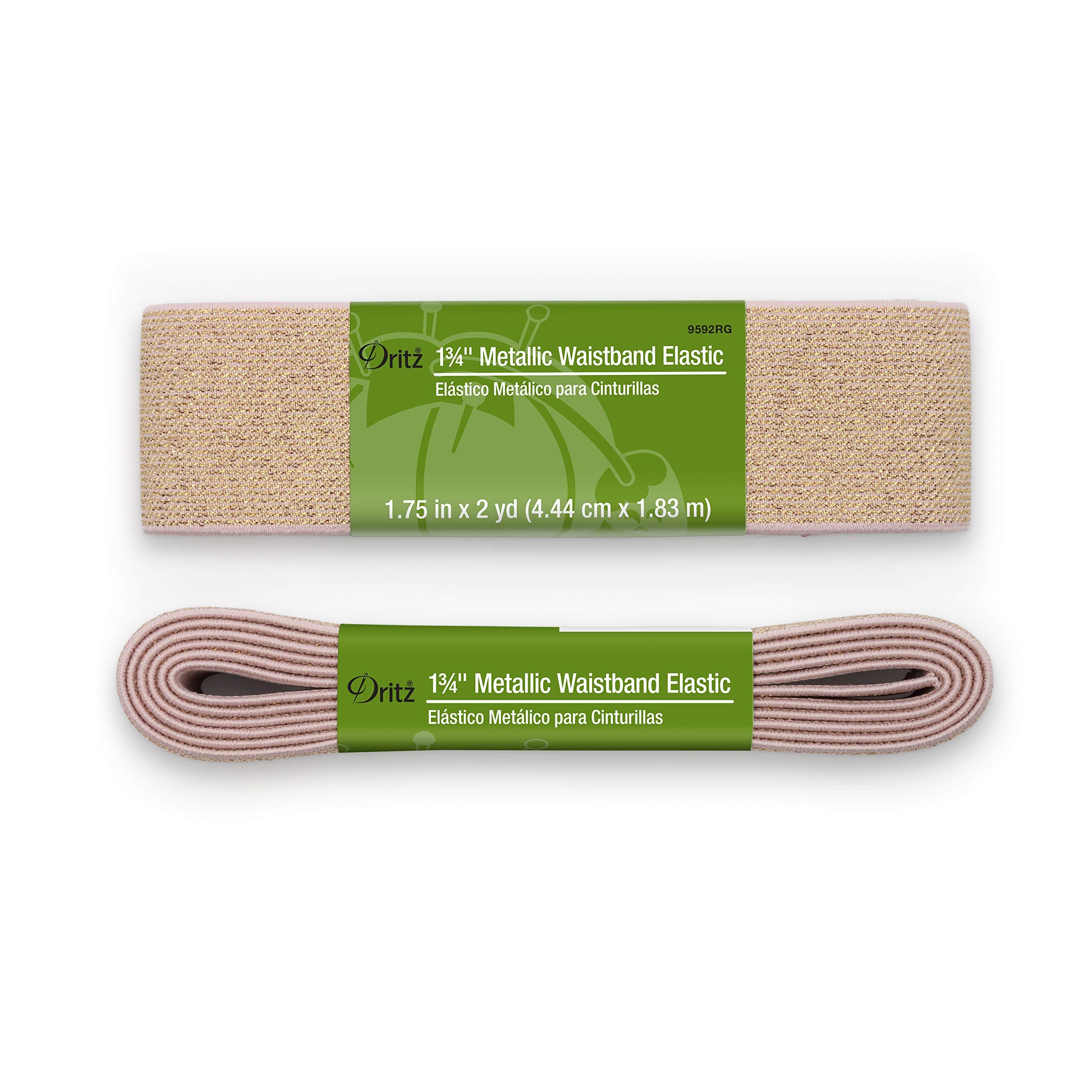 Dritz Notions Elastic WBMetallic 1 3/4