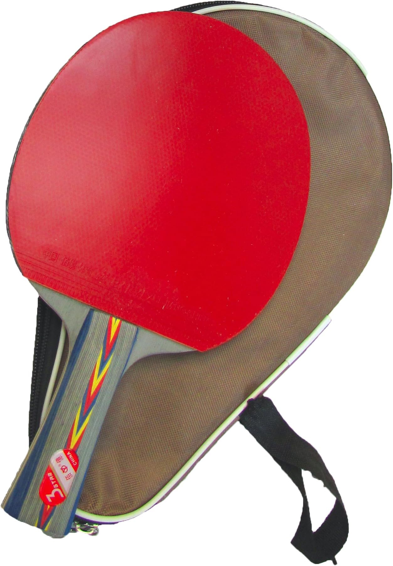 Table Tennis Paddle: Ping Pong Racket, Table, with Case