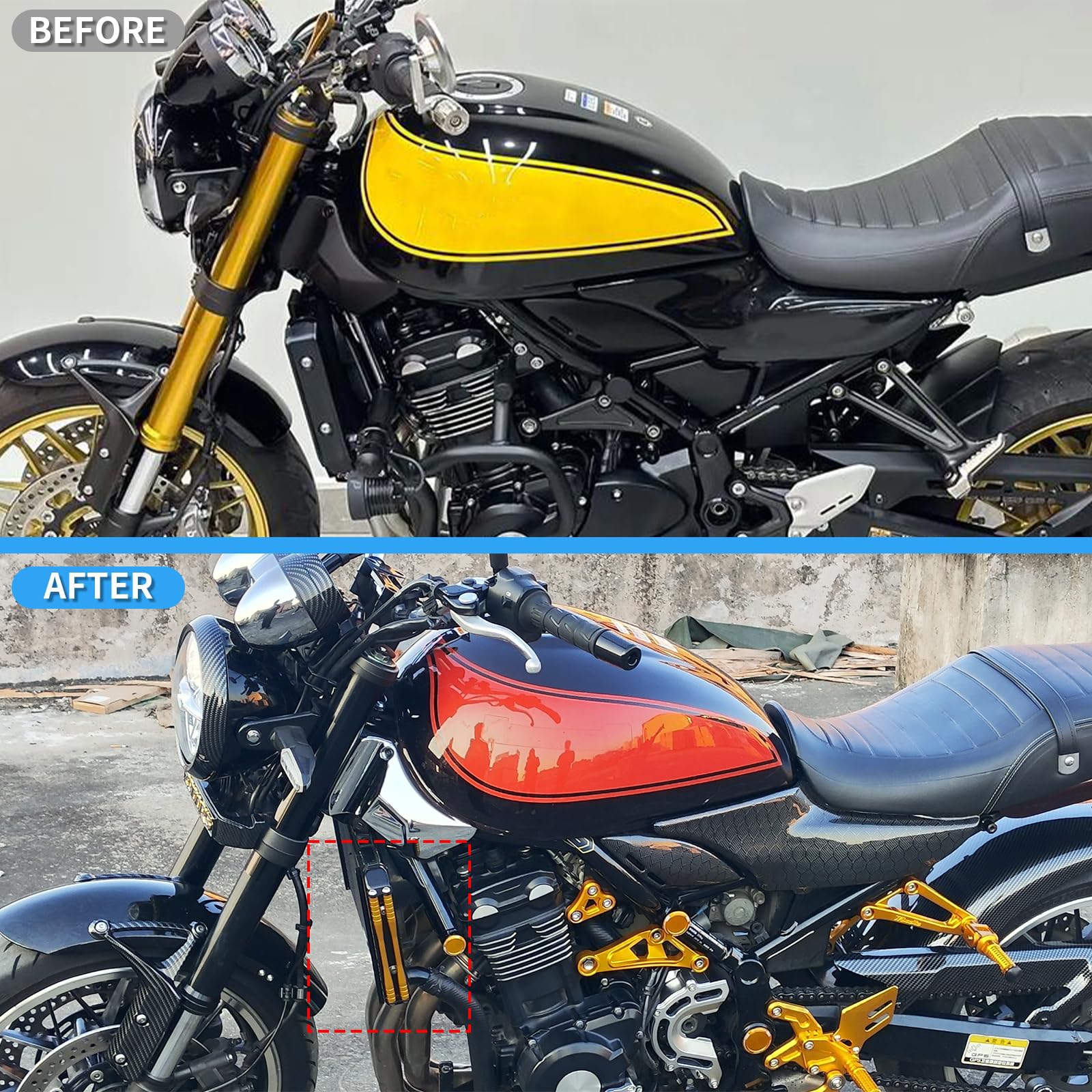 Amazon | GFARDMOTO モーターサイクル ラジエーターガード サイド
