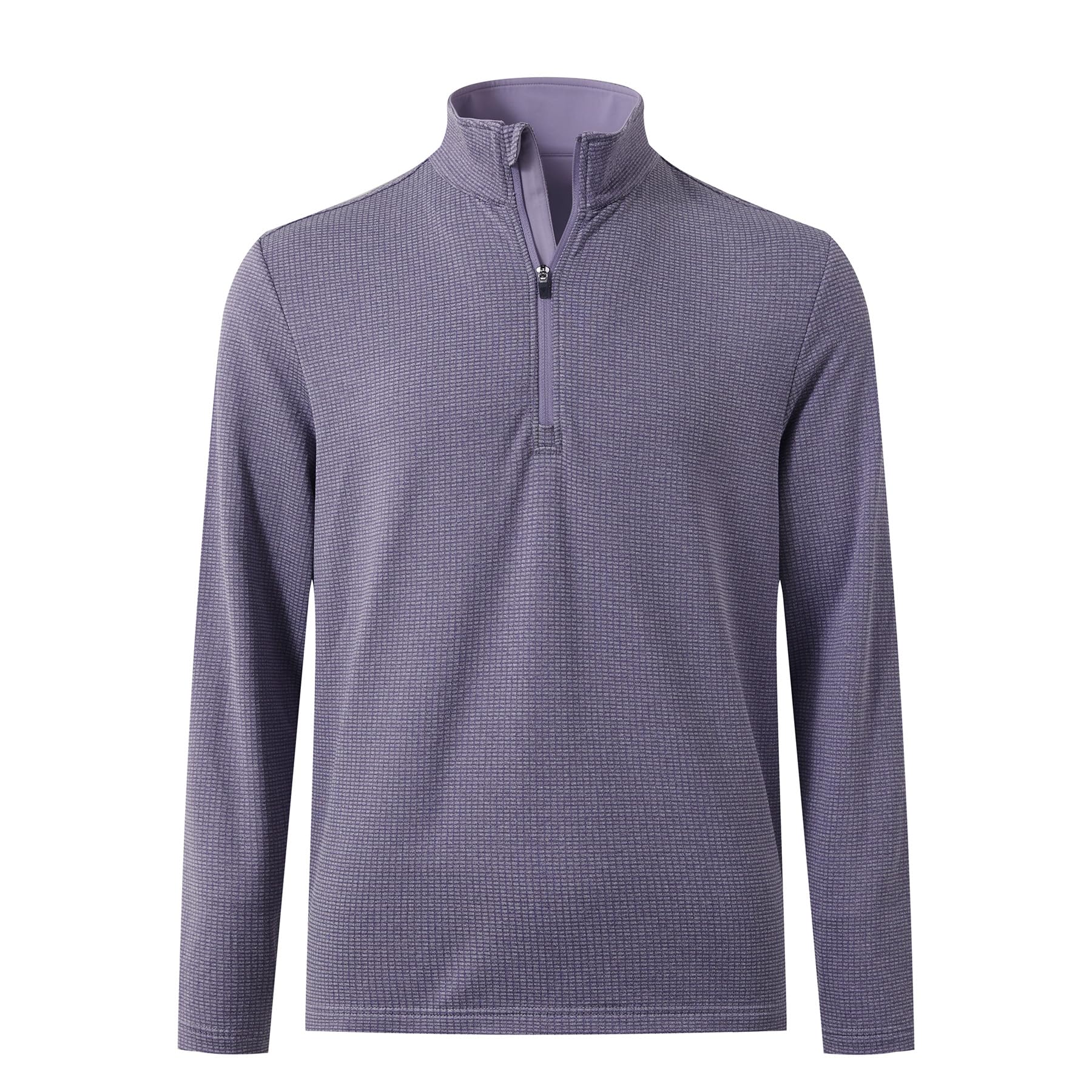 M MAELREG Mens Quarter Zip Pullover Golf Casual Fleece Lined Warmth Lightweight Stretch Mock Neck 1/4 Zip Sweatshirts for Men