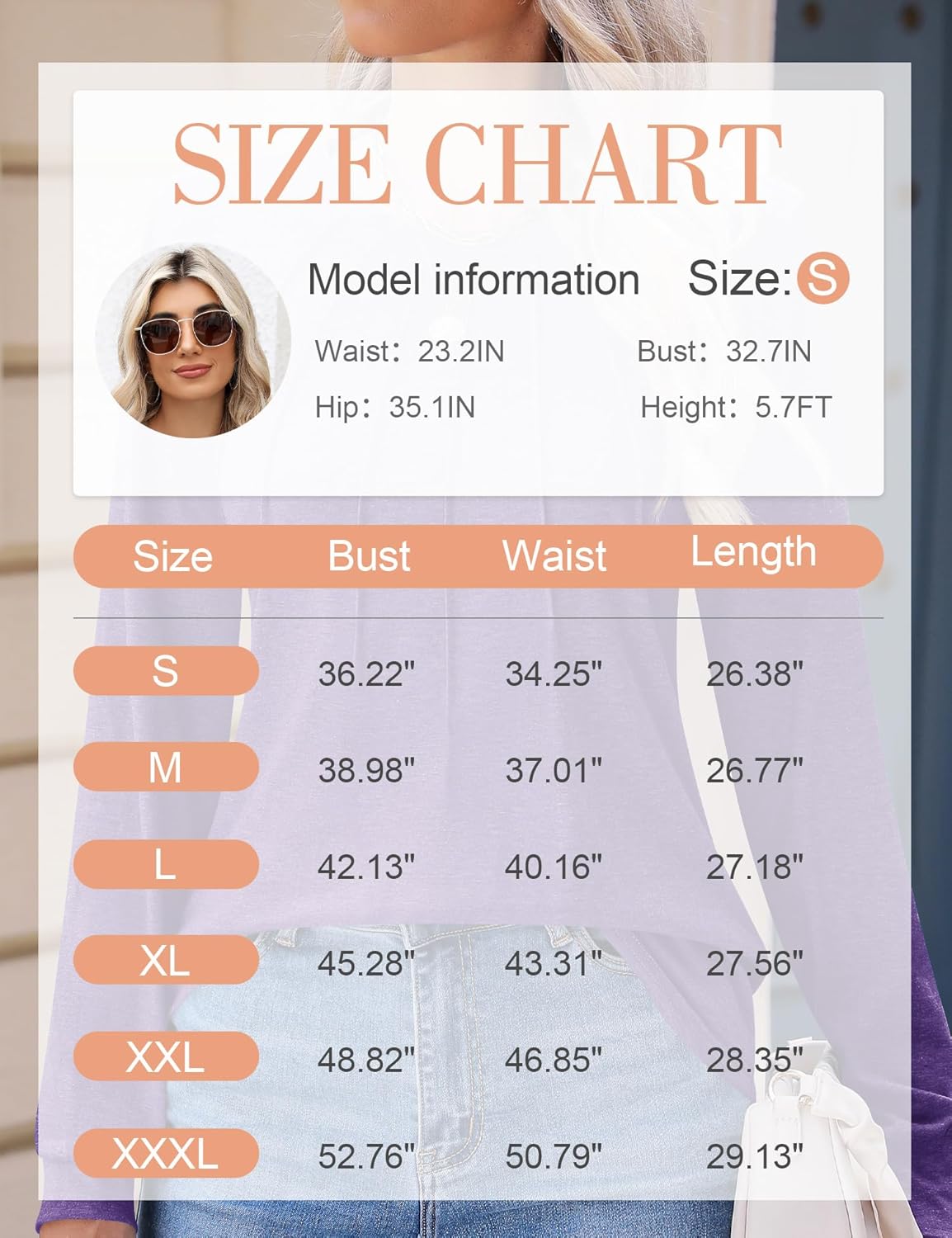 Kistore Women's Long Sleeve Tops Crew Neck Pleated Dressy Casual Blouses T Shirts Fall Clothes 2026 - Image 5