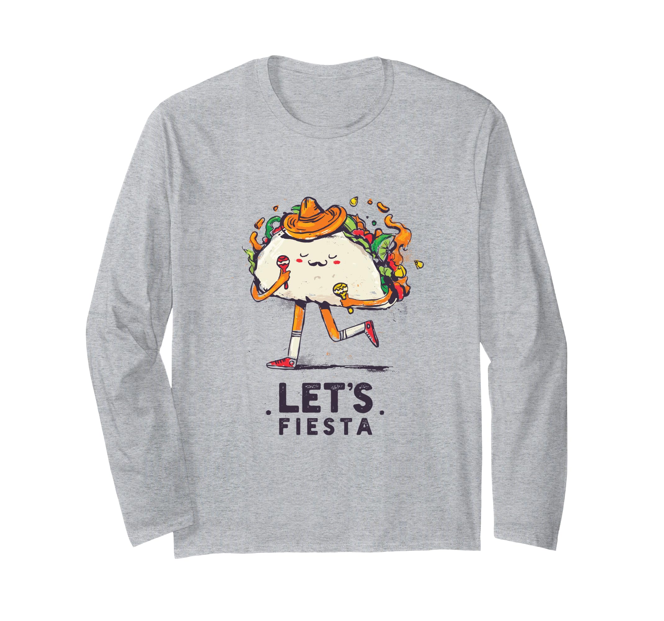 5 De Mayo Costume Pancho Playeras Para Hombre De Mexico Long Sleeve T-Shirt