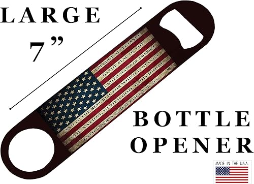 Miniatura 3 de Bandera de Estados Unidos Promesa de lealtad Abrebotellas Velocidad Regalo resistente Patriótico Estados Unidos de América EE.UU