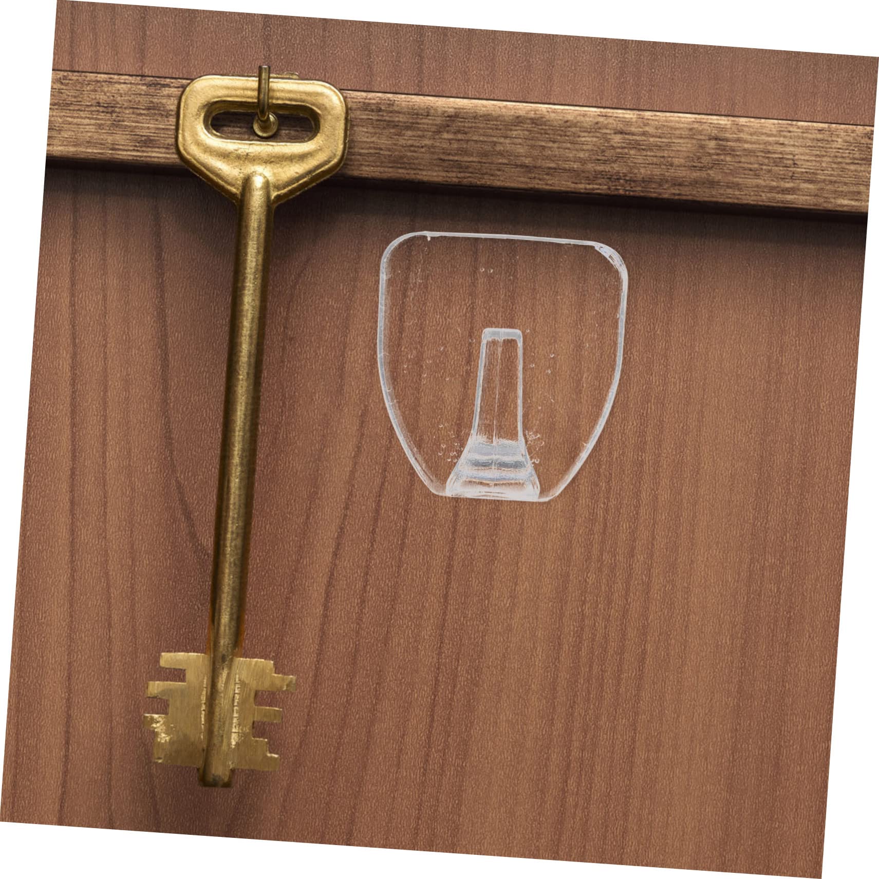 Angoily 40piezas Ganchos Adhesivos Transparentes Para Pared Ganchos Para Toallas y Accesorios Baño y Cocina Resistente y Para Superficies Lisas