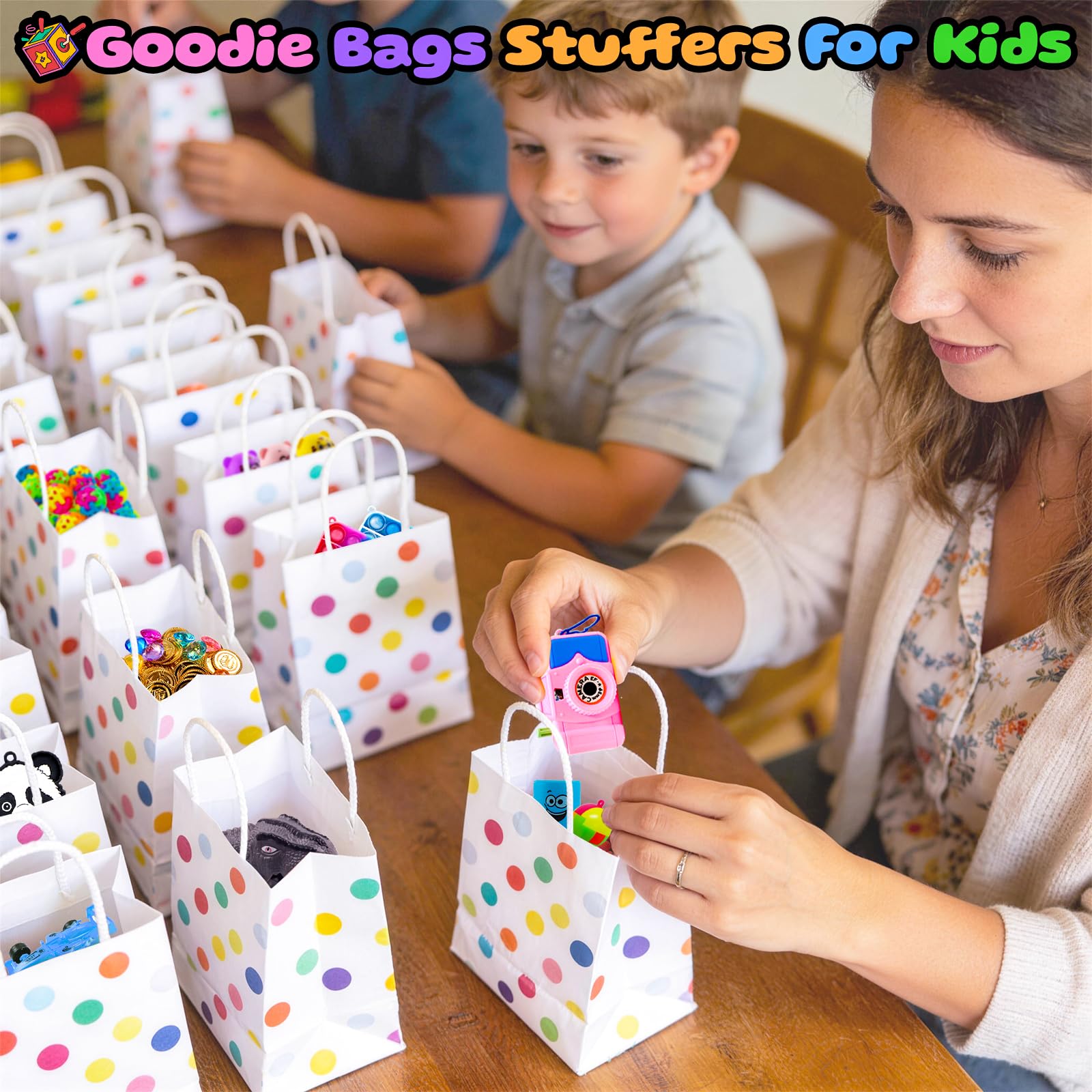 640 PCS Kids Party Favors - Fidget Toys & Prizes -3