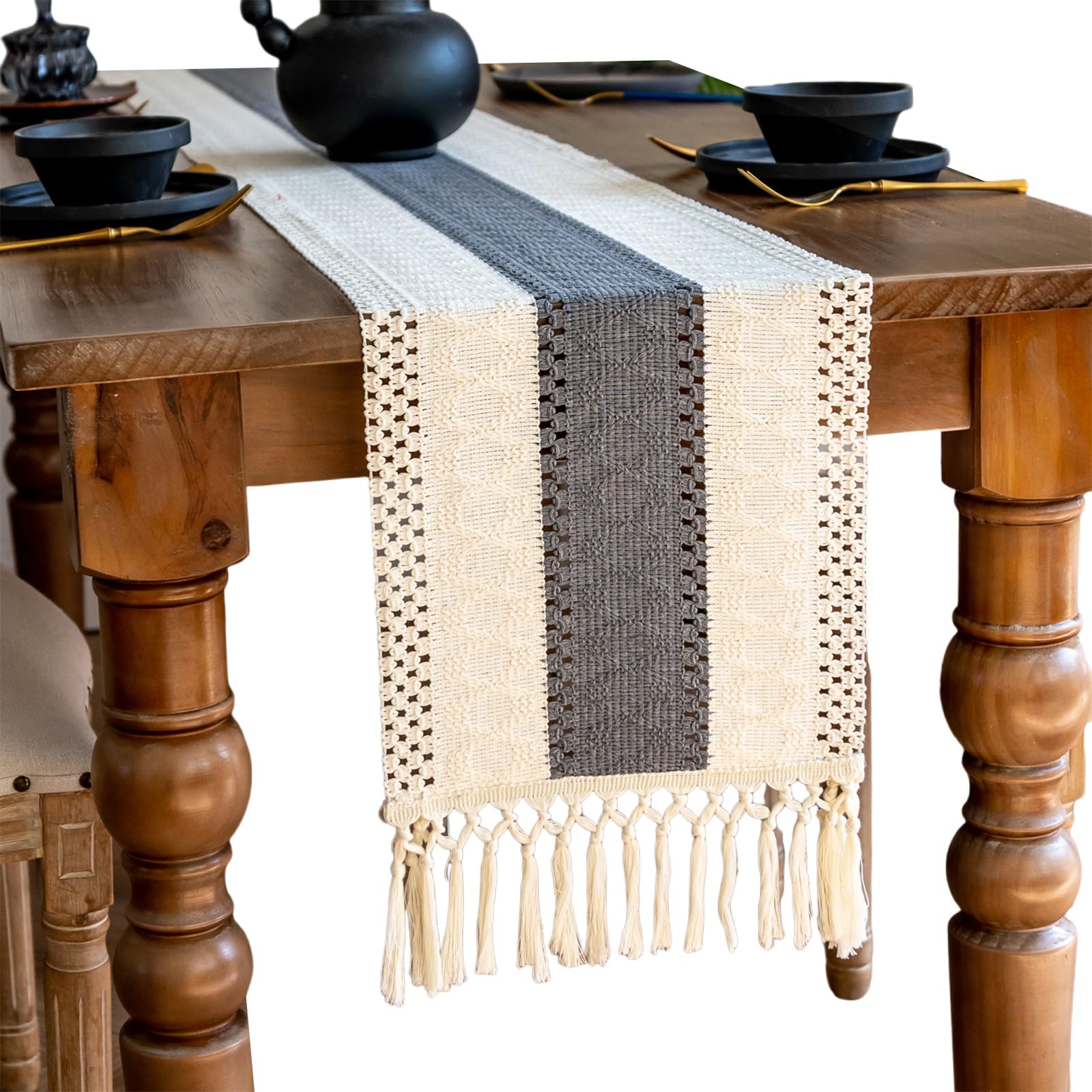 Tsophreniq Multipurpose Holiday Table Cover Waterproof Polyester Fabric Easy Cleaning Christmas Dining Decoration Christmas Table Runner