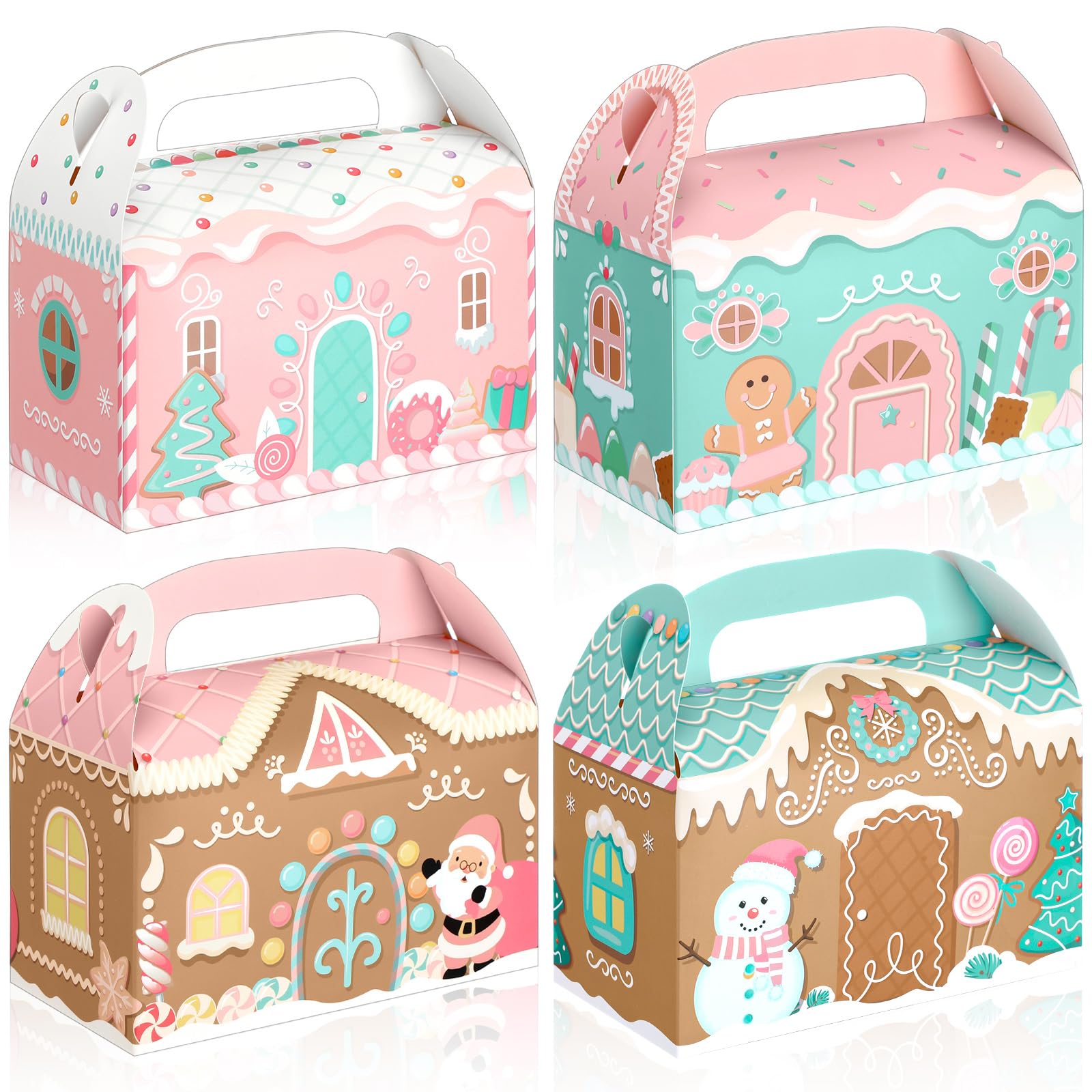 【最終値下げ】PINK HOUSE イラスト付きボックス 4個セット Amazon.com: Kritkin 20 Pcs Pink Christmas Treat Boxes 3D