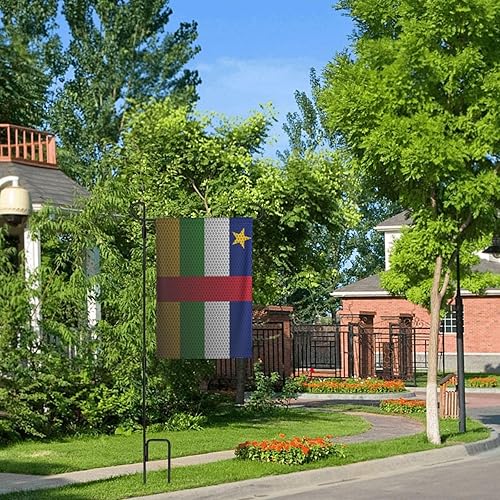 Miniatura 9 de Flag Of The Central African Republic Garden Flag 12.5"x18" Inch Double Sided Garden Flags Home Lawn Outdoor Decor Flags Party Banner Welcome Flag
